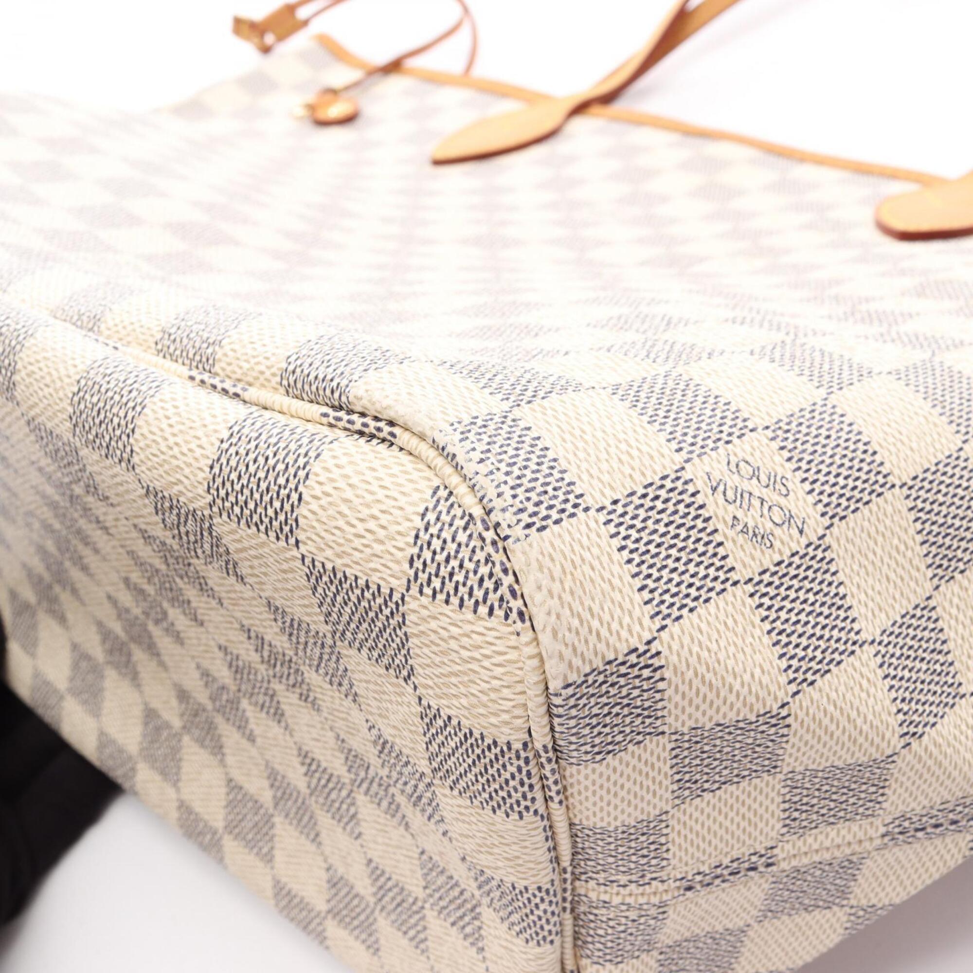 Louis Vuitton Damier Azur White Damier Azur Handbag Tote Bag (Pre-Owned)