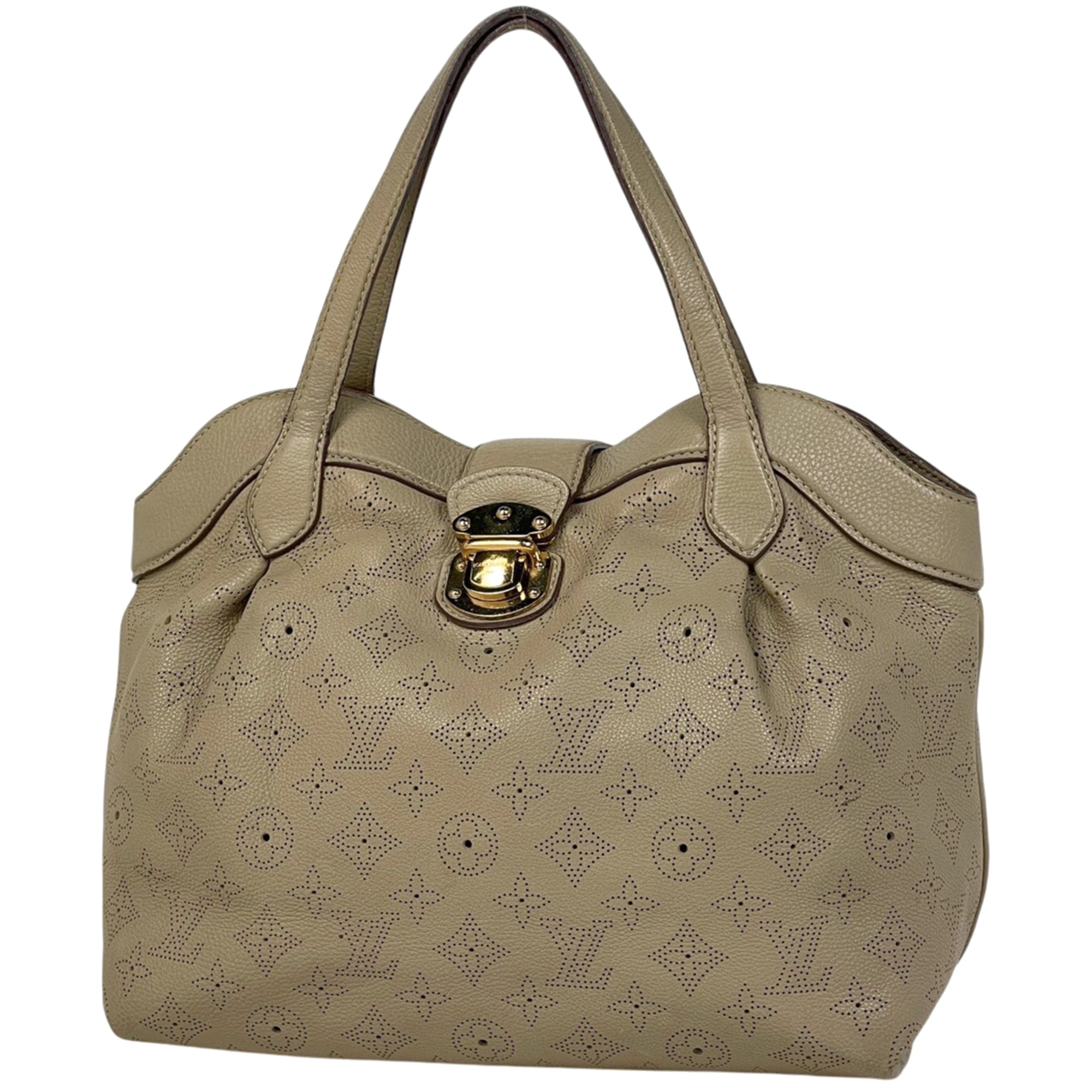 Louis Vuitton Beige Opal Monogram Mahina Leather Tote Bag (Pre-Owned)