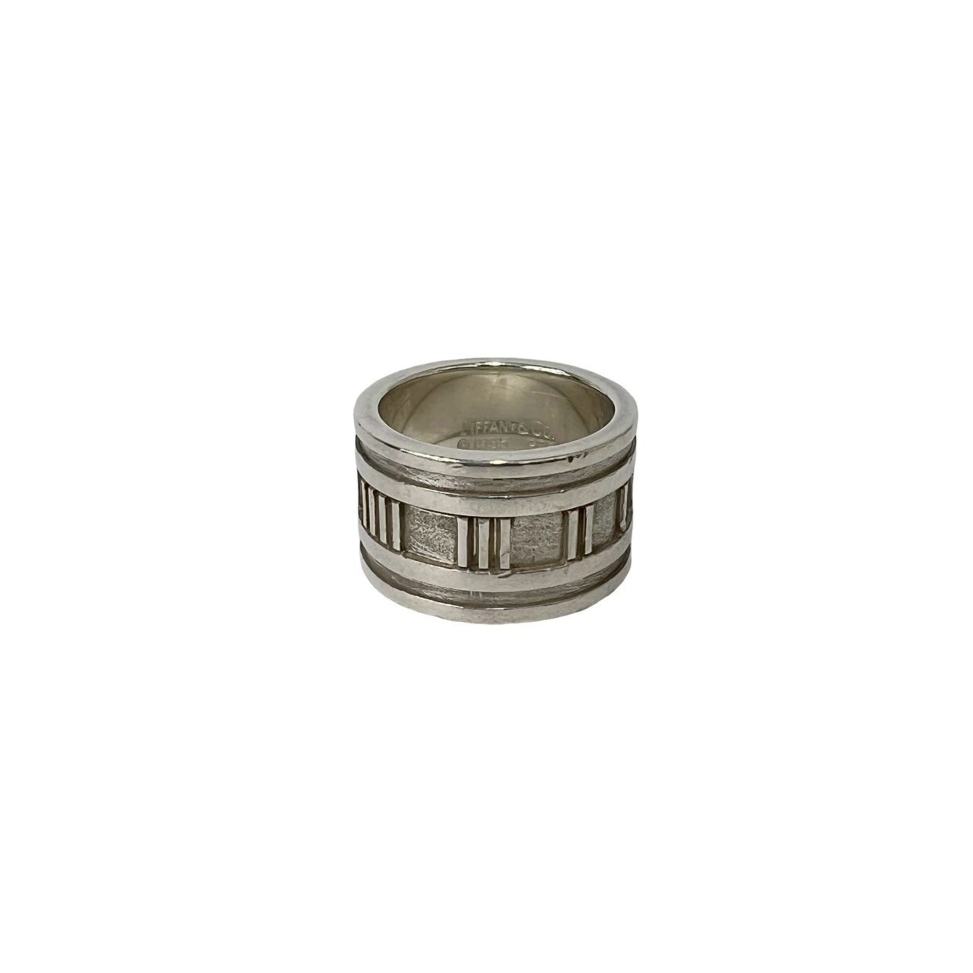 Tiffany Silver Silver 925 Band Ring (Pre-Owned)