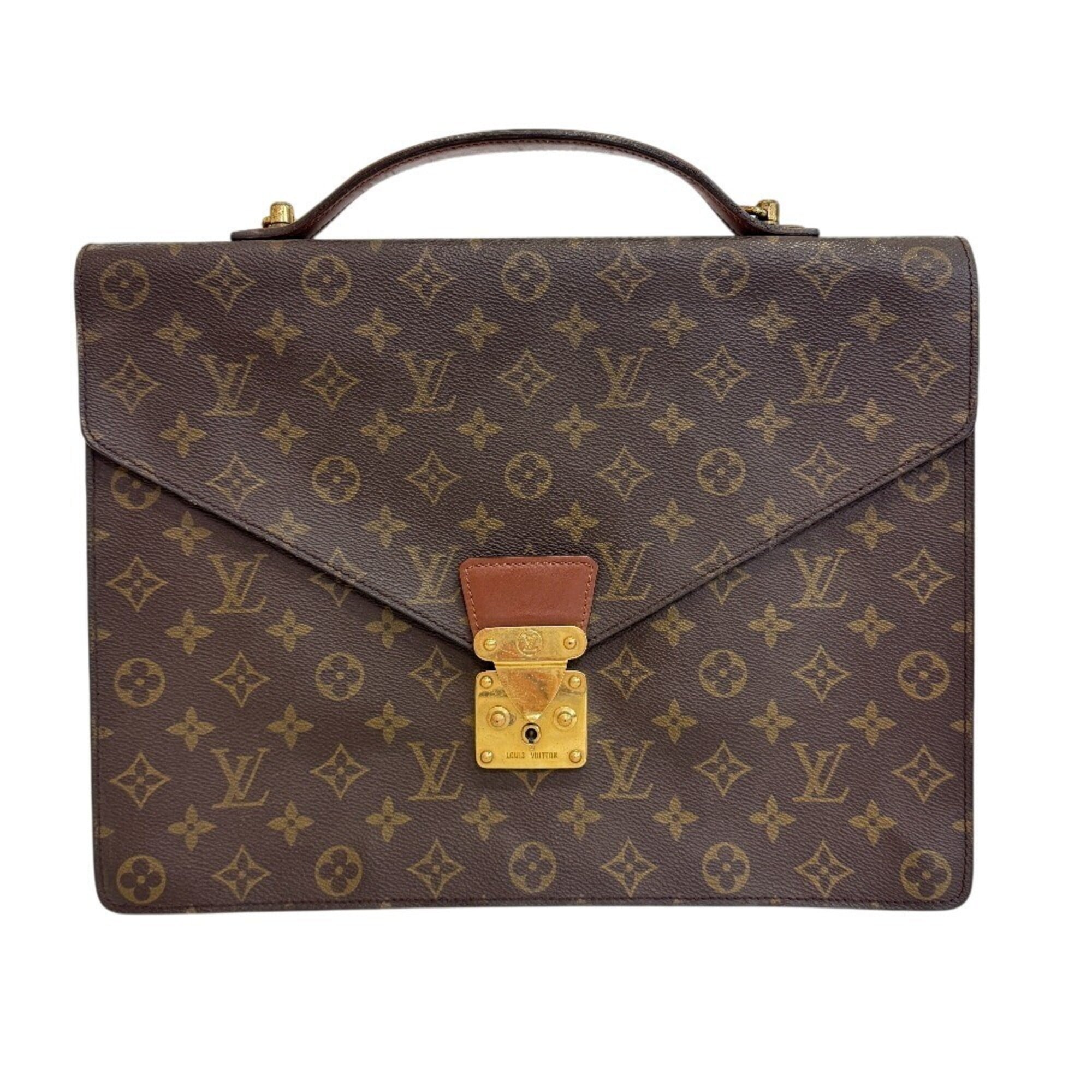 Louis Vuitton Monogram Brown Monogram Briefcase (Pre-Owned)