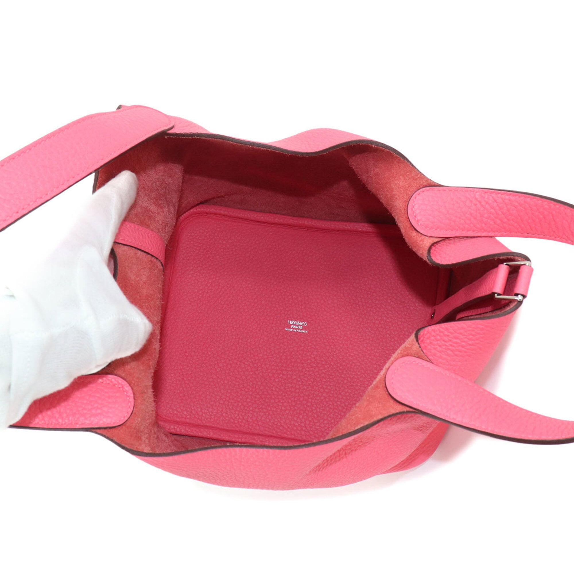 Piko Pink Leather Handbag (Pre-Owned)