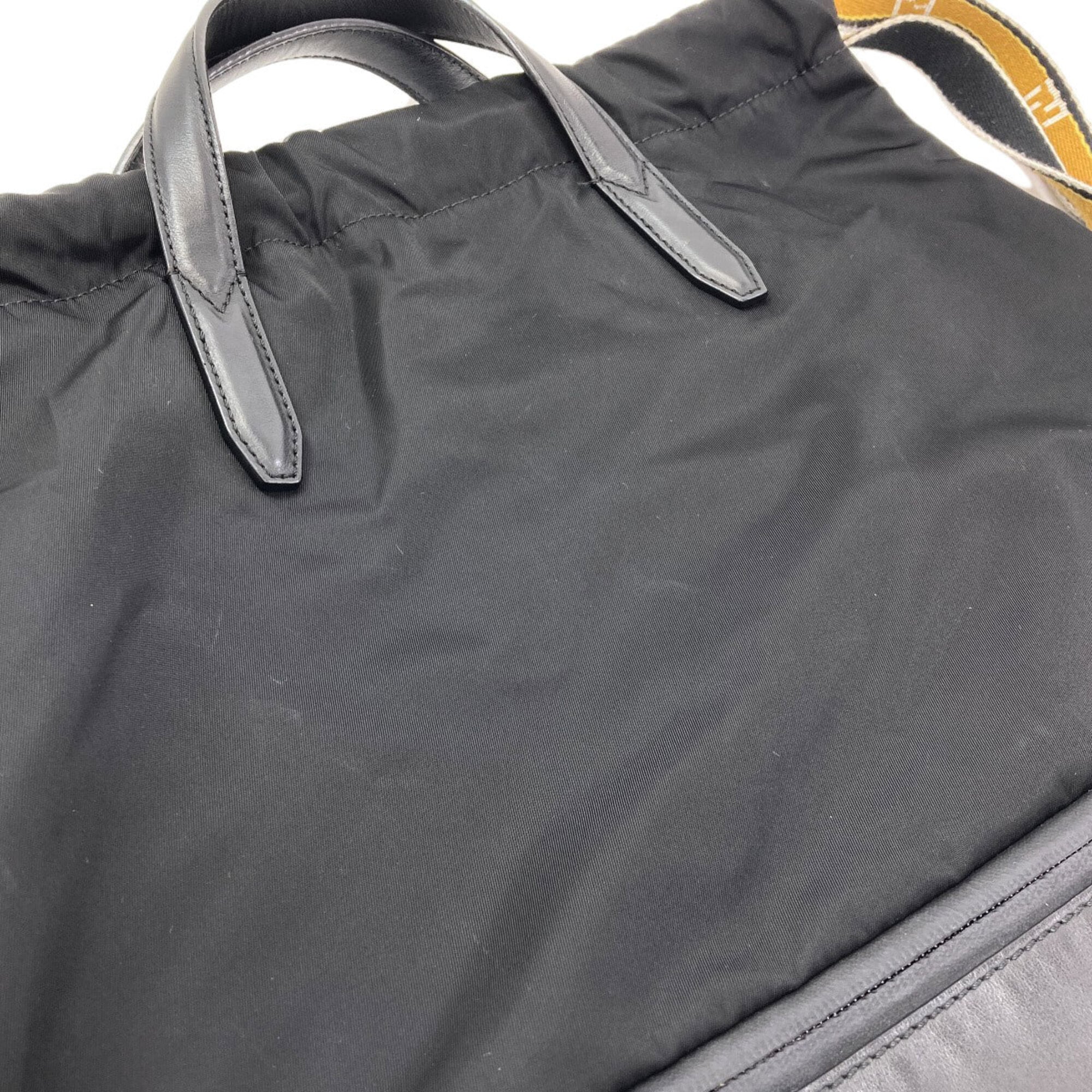 Fendi Black Nylon Backpack (Pre-Owned)