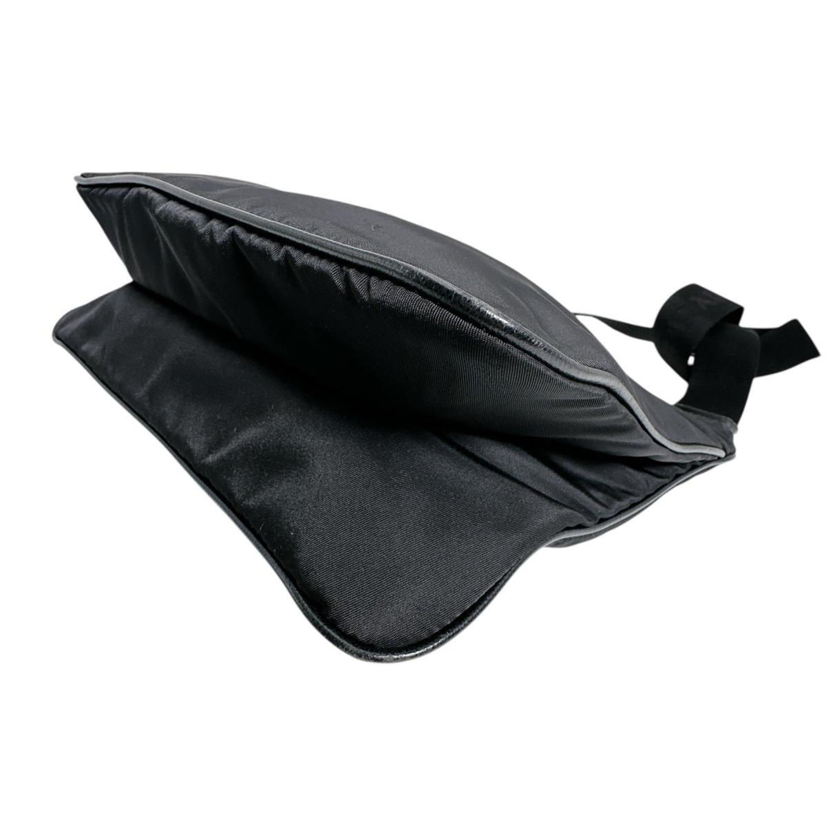Prada Black Nylon Shoulder Bag Sling Bag (Pre-Owned)