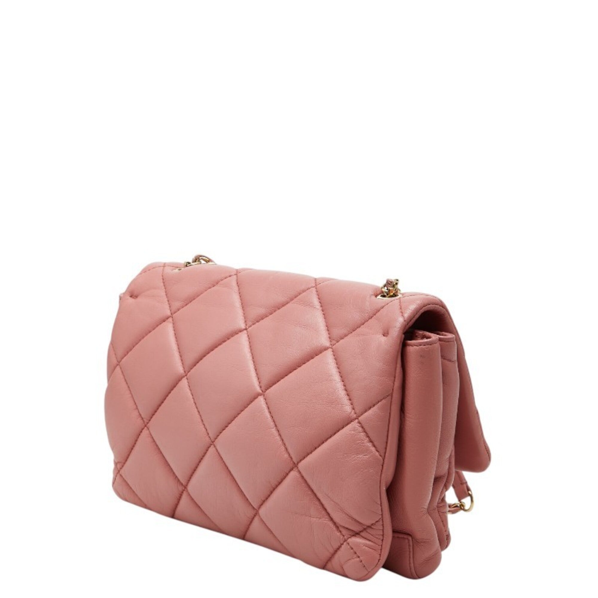 Salvatore Ferragamo Pink Leather Shoulder Bag (Pre-Owned)