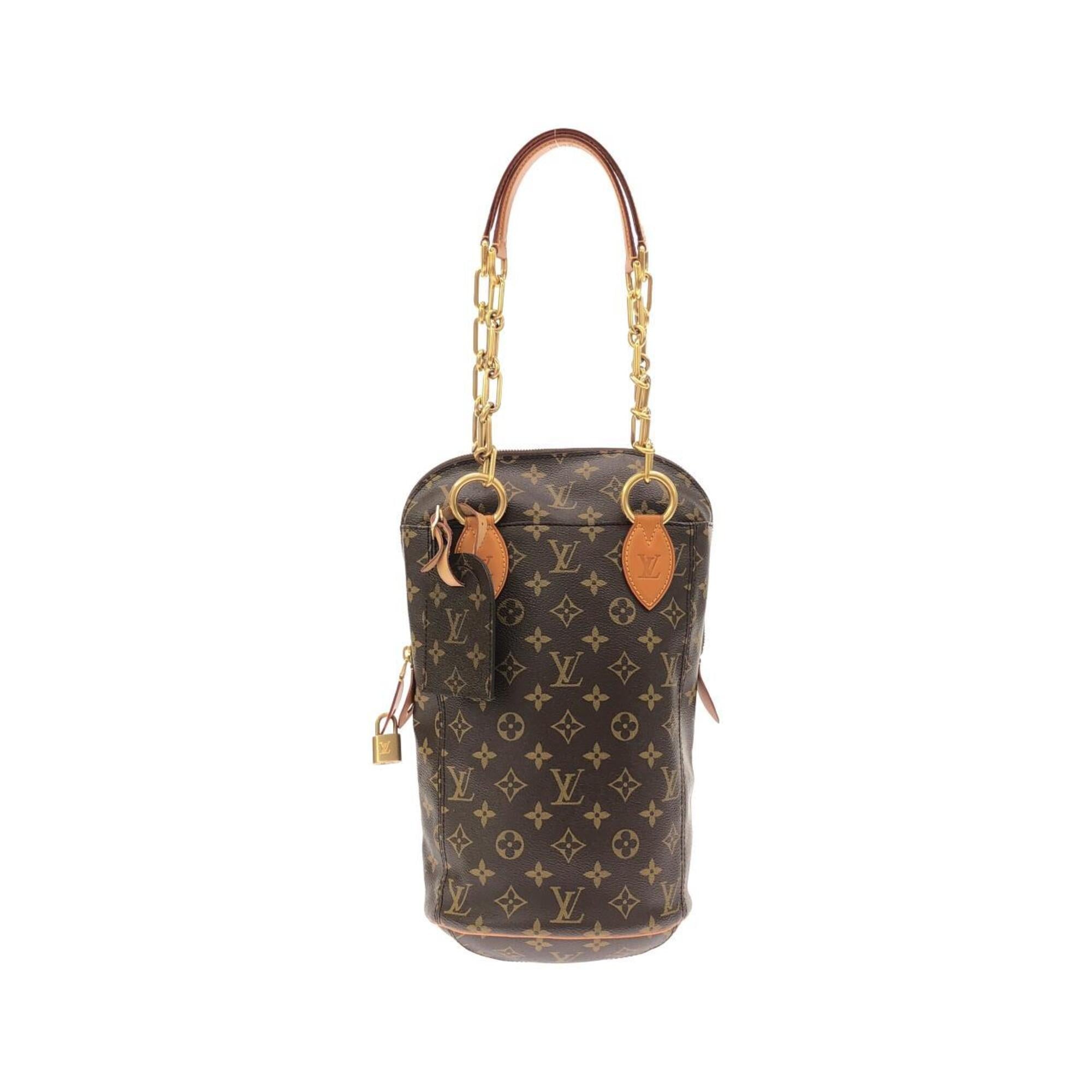 Louis Vuitton Marron Coated Canvas Handbag Shoulder Bag (Pre-Owned)