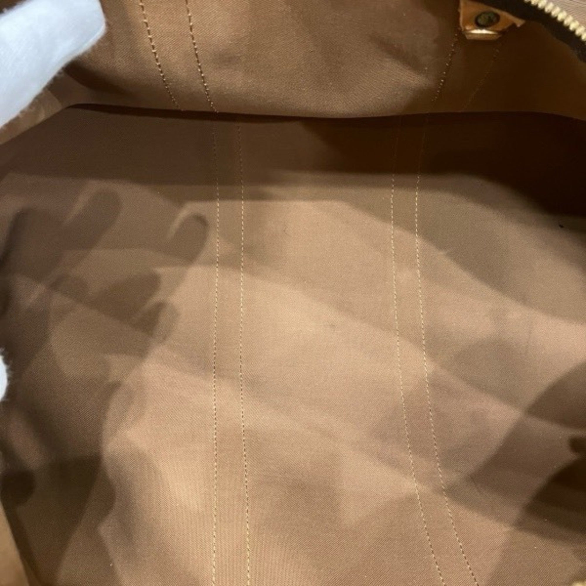 Louis Vuitton Brown Monogram Boston Bag Handbag (Pre-Owned)