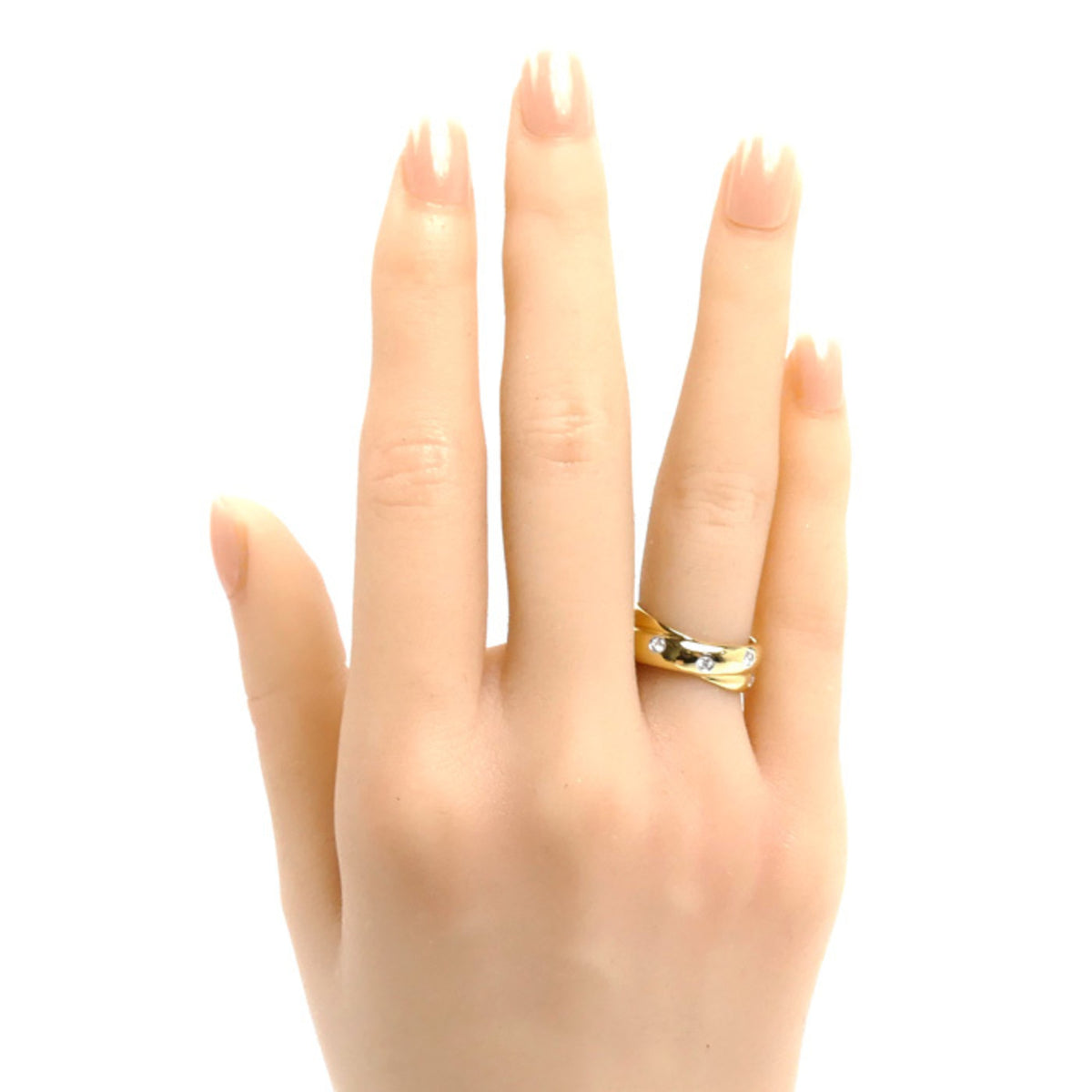 Tiffany Yellow Gold (18K) Platinum 900 Band Ring (Pre-Owned)