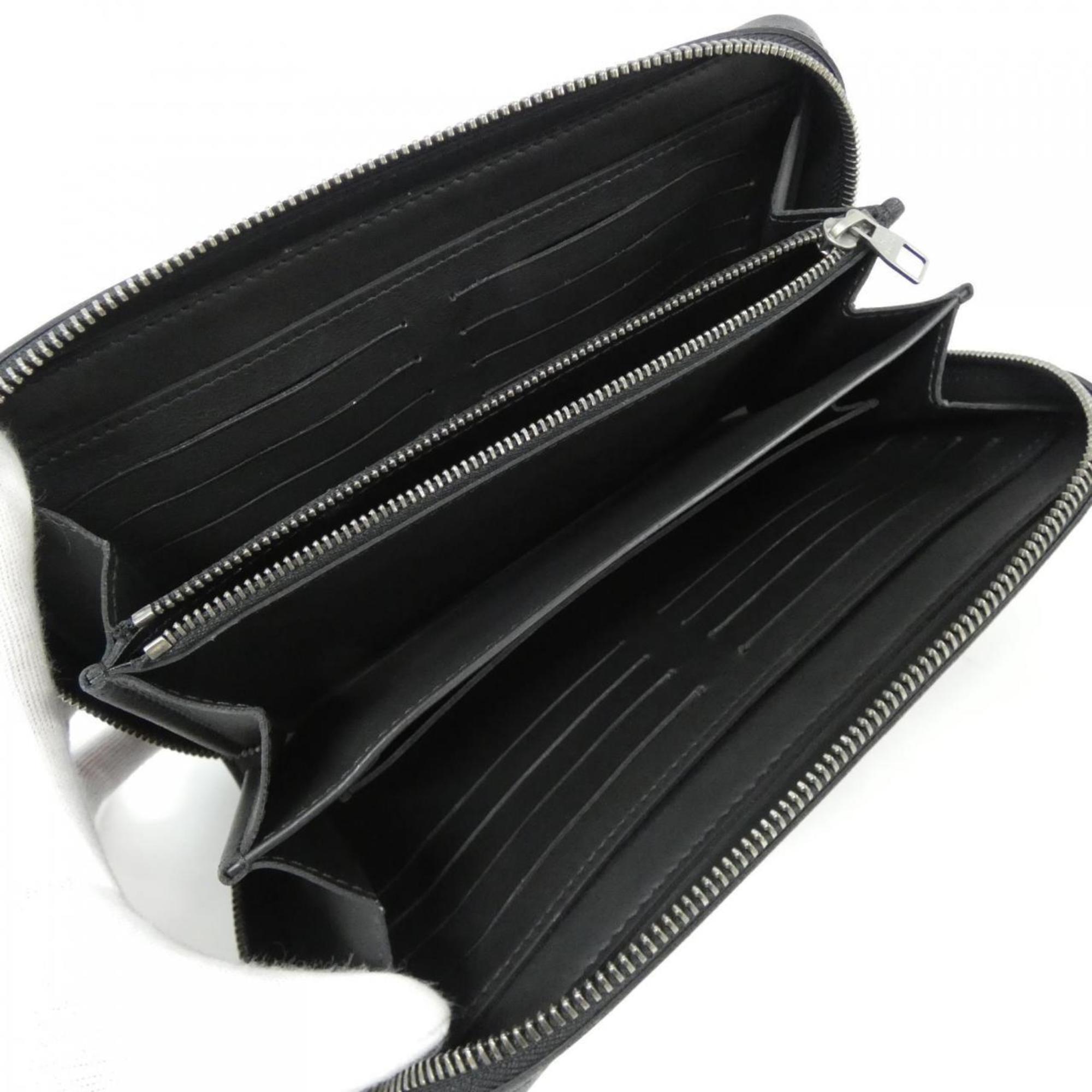 Louis Vuitton Onyx Leather Long Wallet (Bi-Fold) (Pre-Owned)