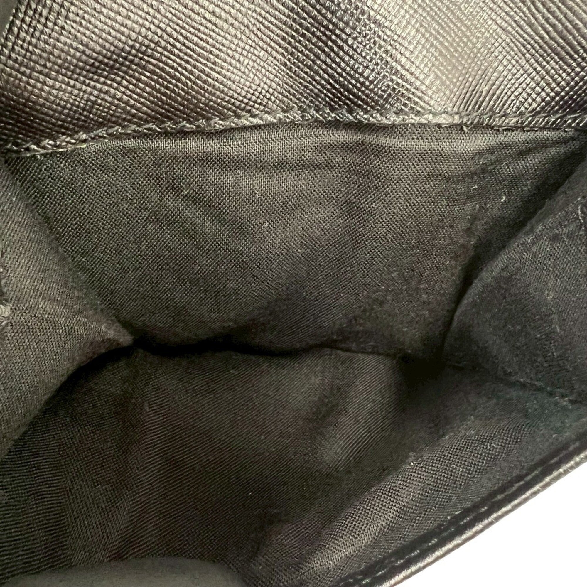 Salvatore Ferragamo Black Leather Wallet (Bi-Fold) (Pre-Owned)