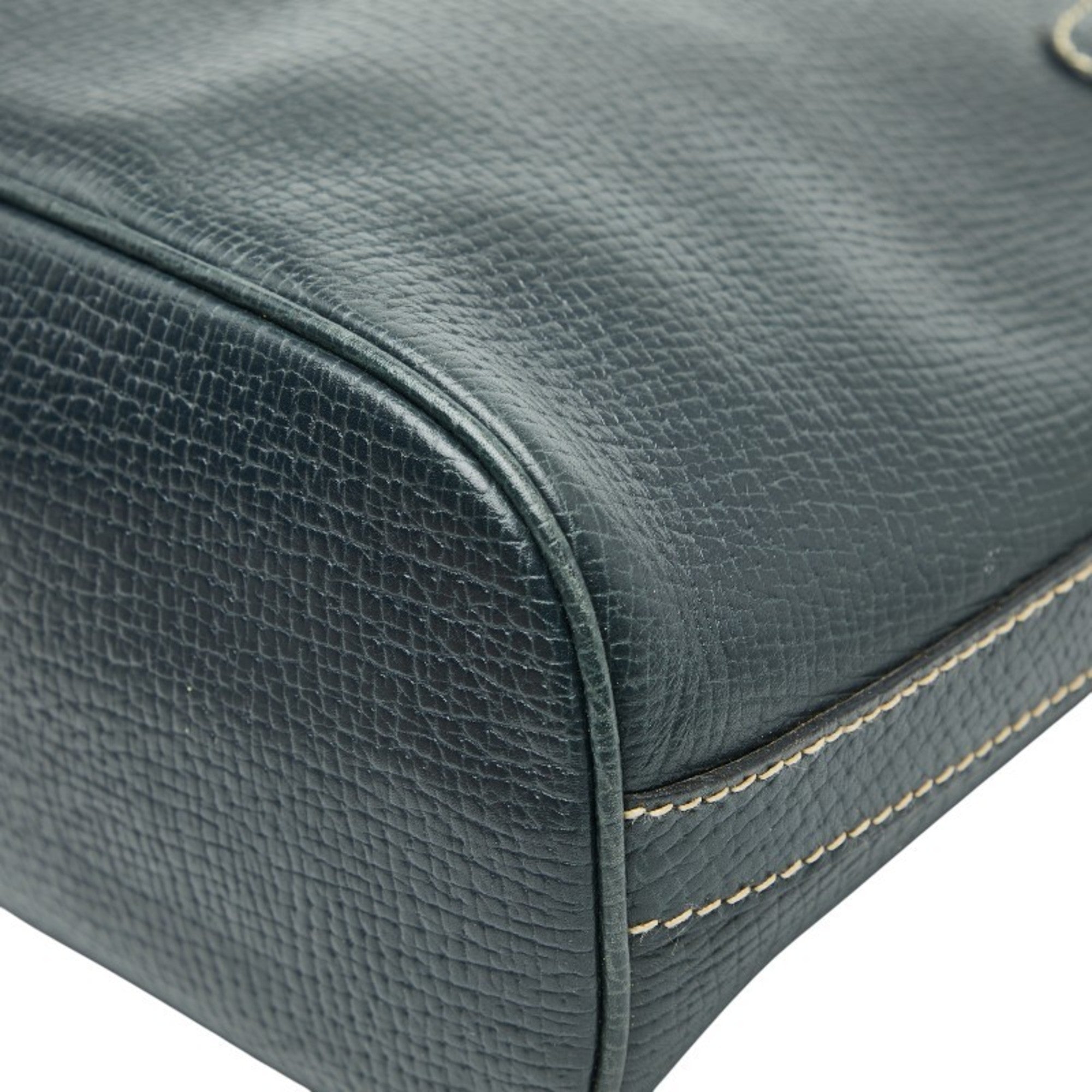 Loewe Blue Leather Handbag Tote Bag (Pre-Owned)