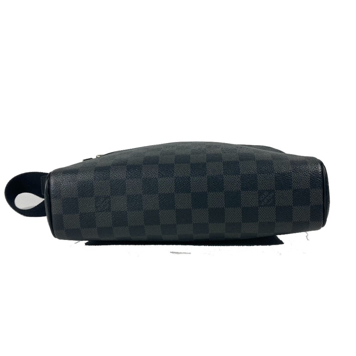 Louis Vuitton Black Damier Graphite Messenger Bag Shoulder Bag (Pre-Owned)