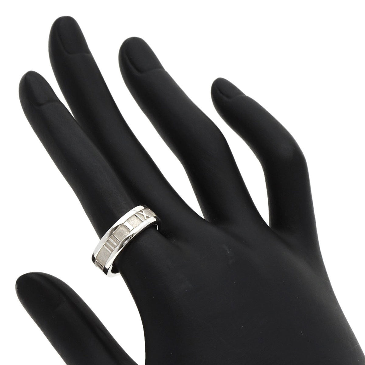 Tiffany Atlas Silver Band Ring (Pre-Owned)