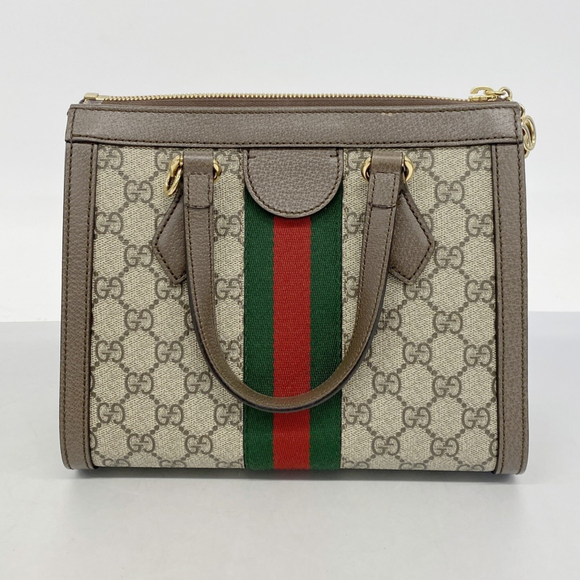 Gucci Brown Pvc Handbag (Pre-Owned)