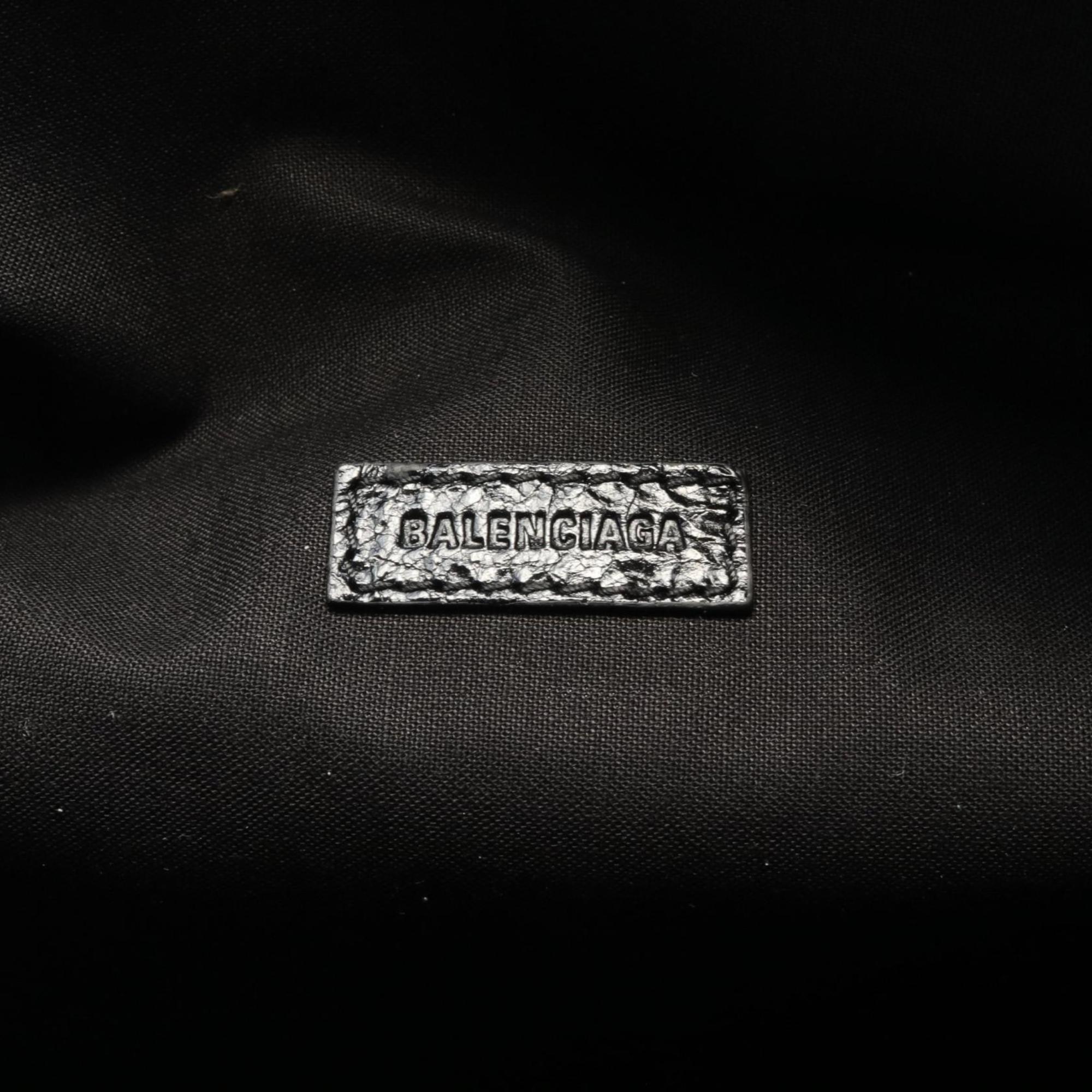 Balenciaga Black Leather Fanny Pack (Pre-Owned)