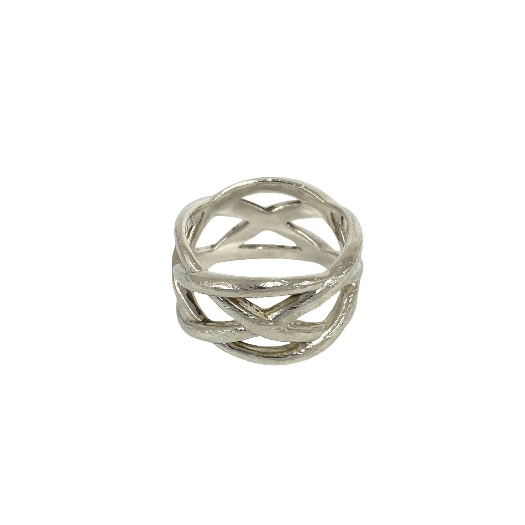 Tiffany Silver Silver 925 Band Ring (Pre-Owned)
