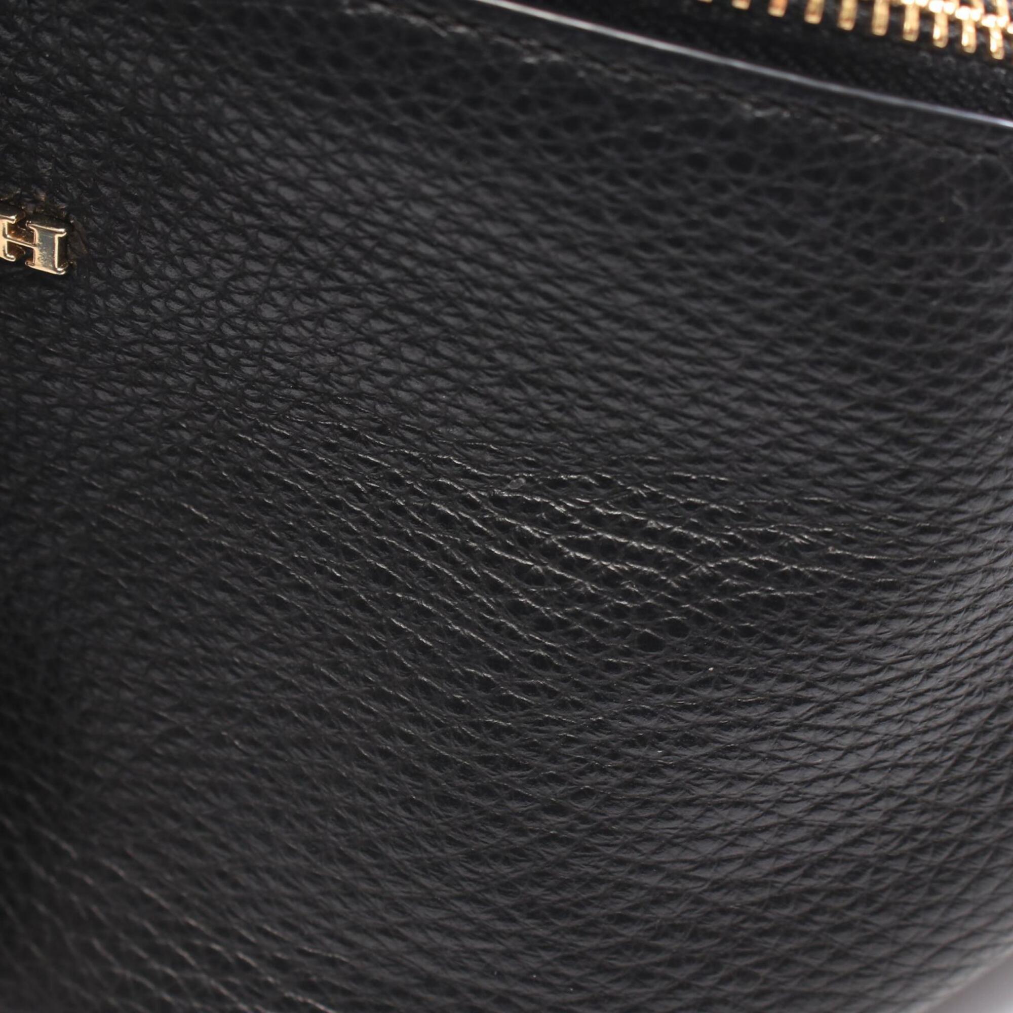 Coach Black Leather Fanny Pack Handbag (Pre-Owned)