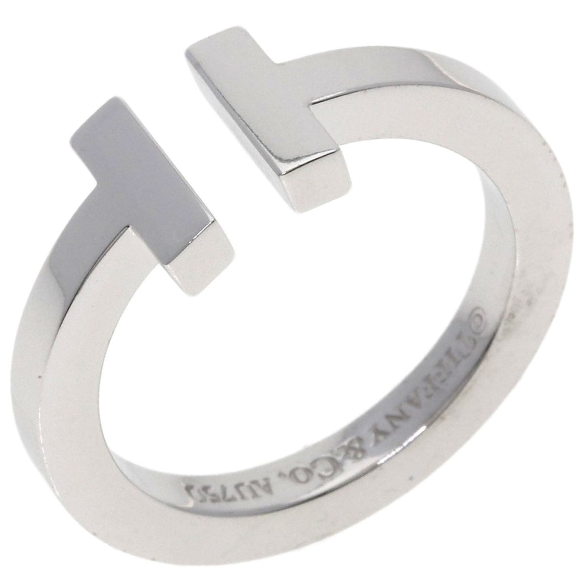 Tiffany White Gold White Gold (18K) Band Ring (Pre-Owned)
