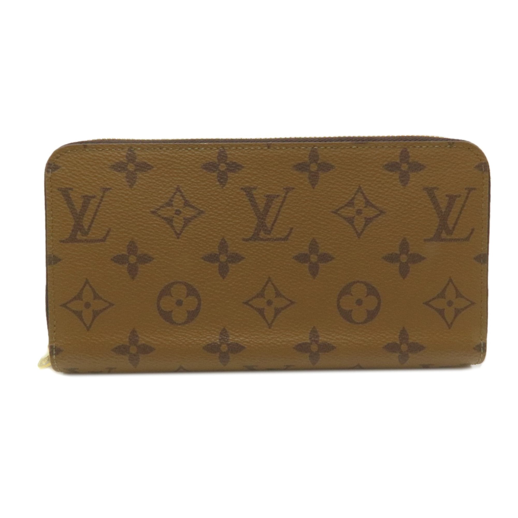 Louis Vuitton Black Monogram Reverse Monogram Reverse Long Wallet (Bi-Fold) (Pre-Owned)