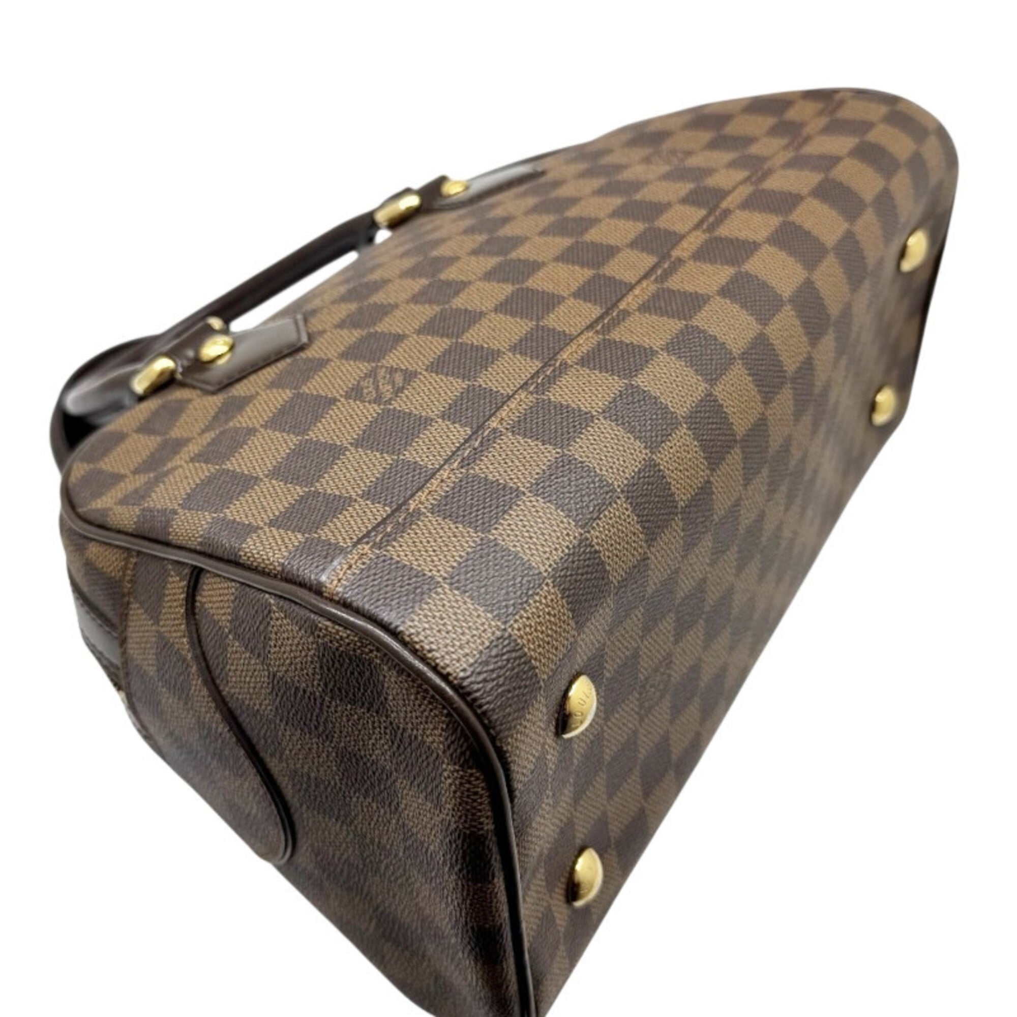 Louis Vuitton Brown Damier Canvas Boston Bag Handbag (Pre-Owned)