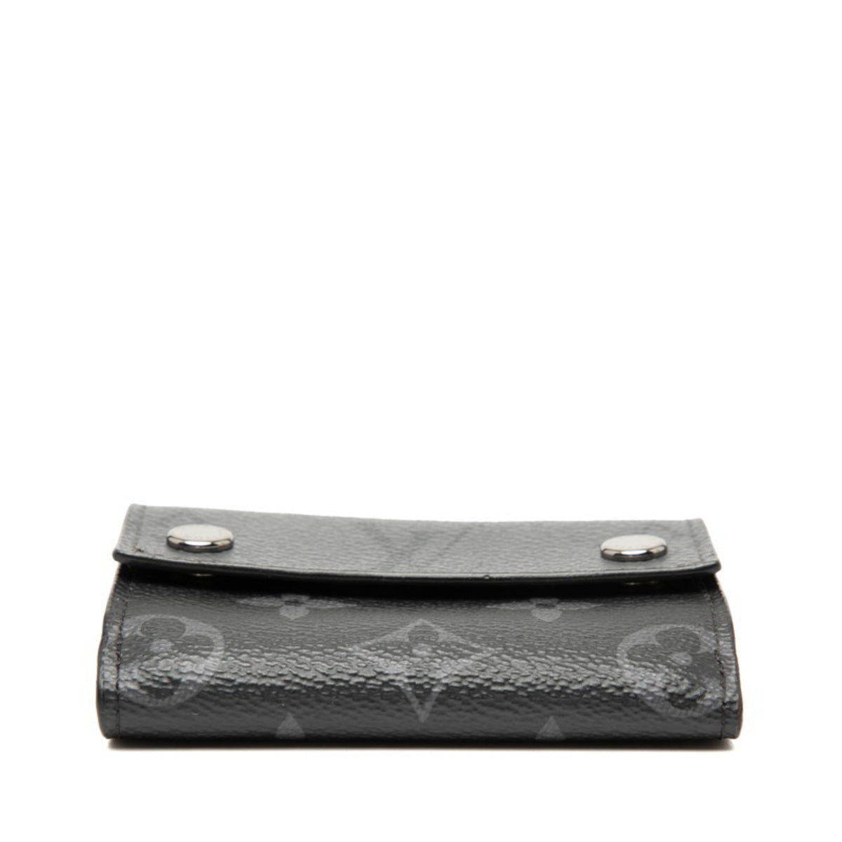 Louis Vuitton Black Pvc Leather Wallet (Tri-Fold) (Pre-Owned)