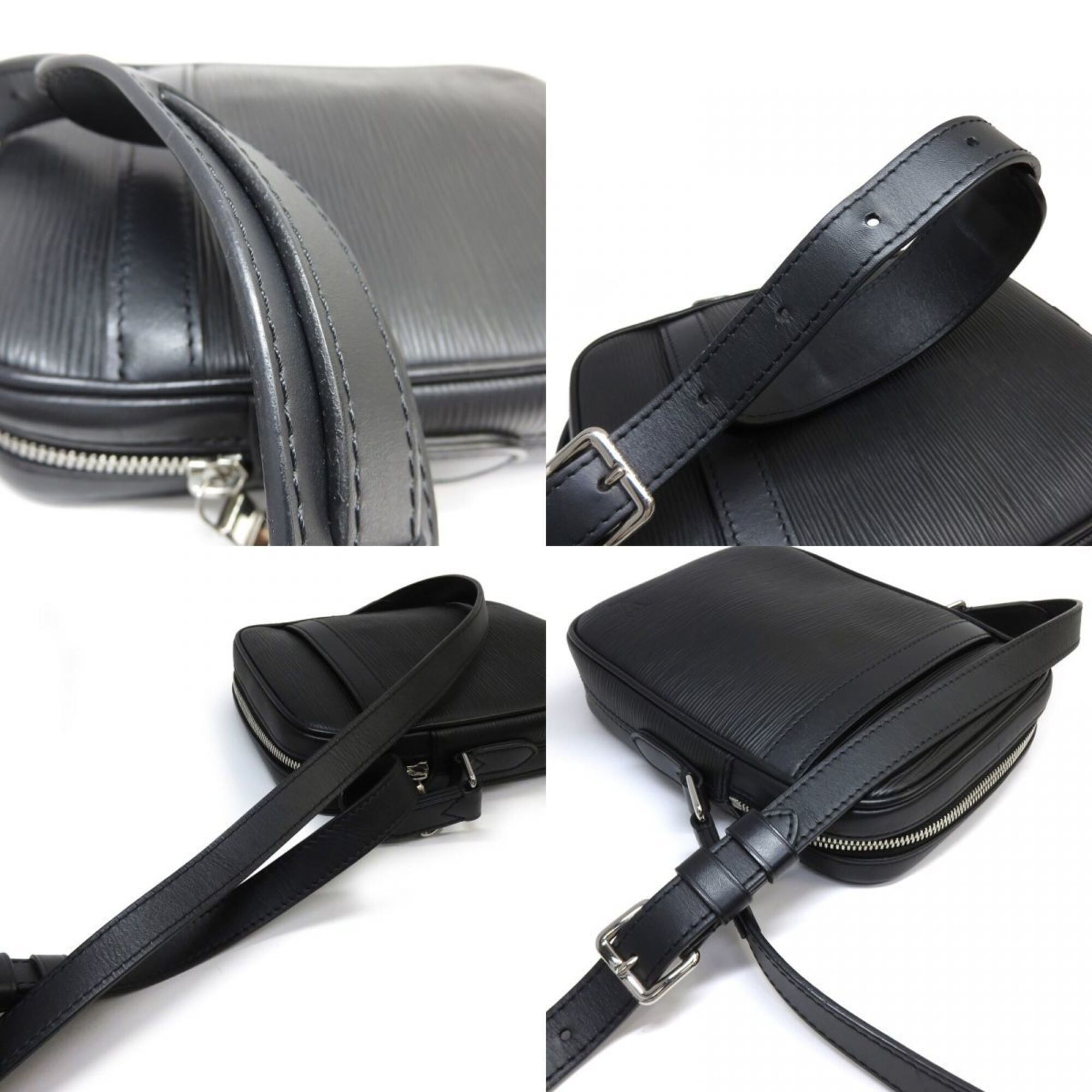 Louis Vuitton Noir Epi Leather Shoulder Bag (Pre-Owned)