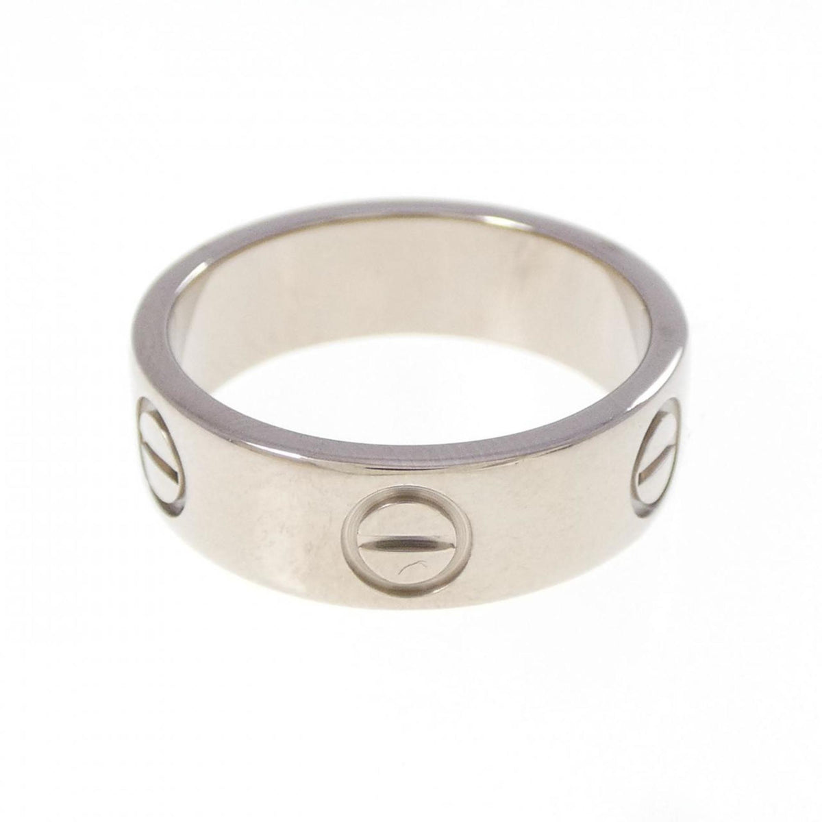 Cartier White Gold White Gold (18K) Band Ring (Pre-Owned)