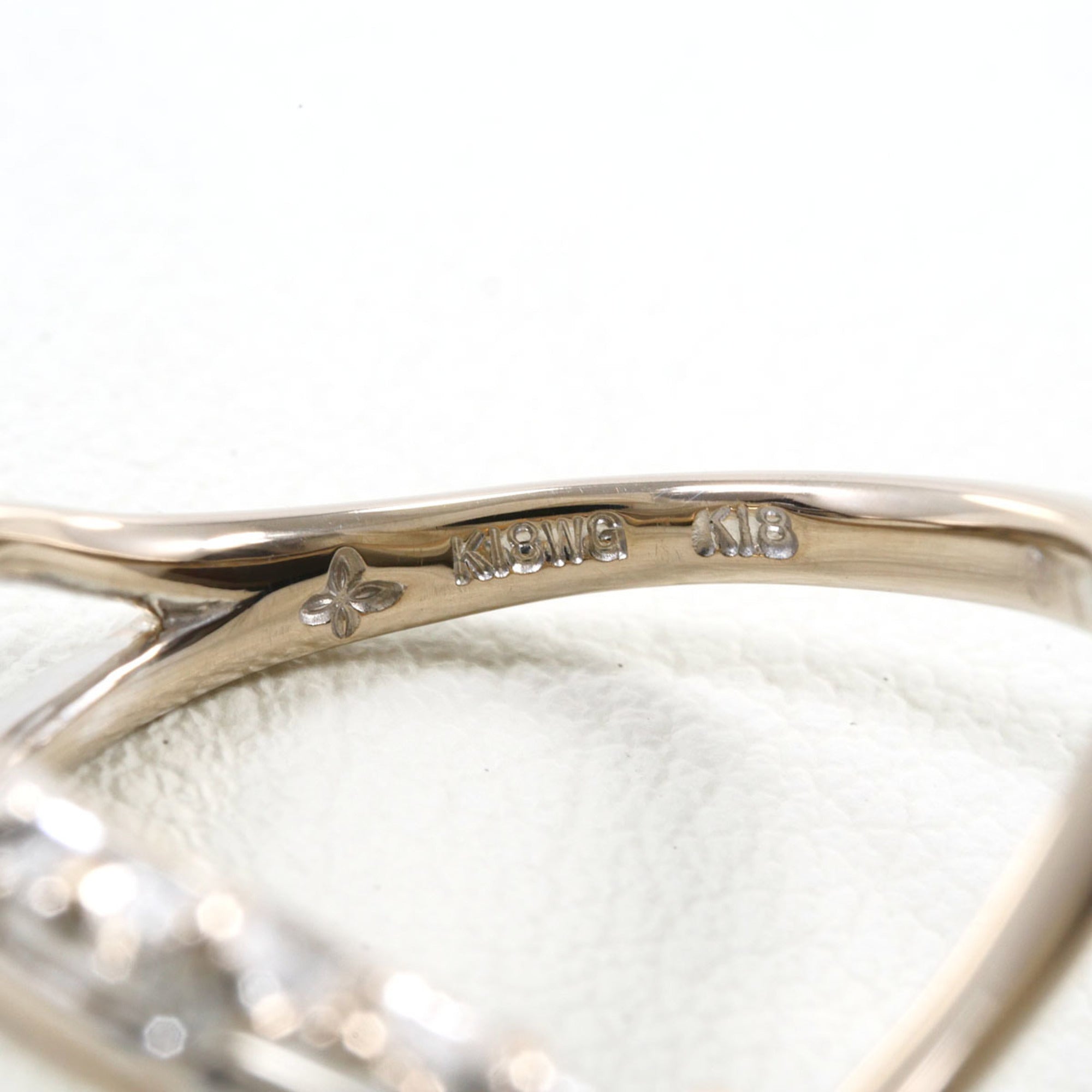 Unbranded Pink Gold White Gold Pink Gold (18K) White Gold (18K) Band Ring (Pre-Owned)
