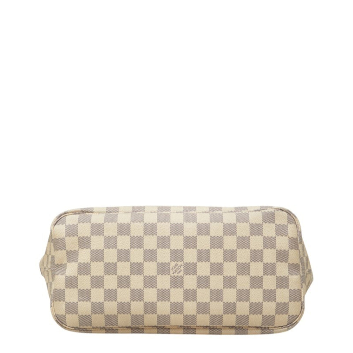 Louis Vuitton Damier Azur Ivory White Pvc Leather Shoulder Bag Tote Bag (Pre-Owned)