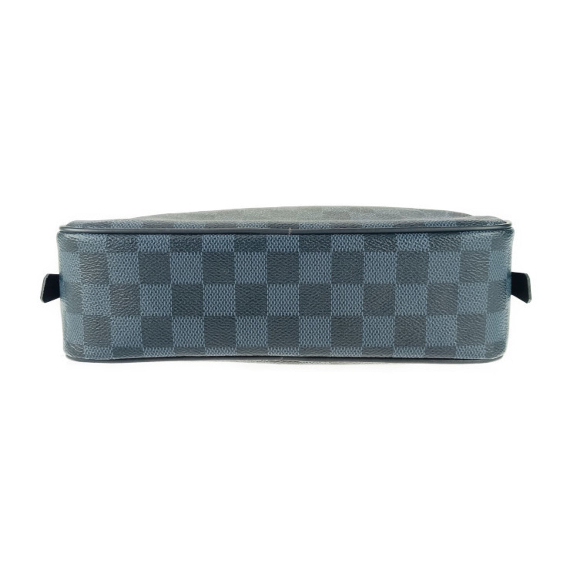 Louis Vuitton Damier Cobalt Navy Canvas Clutch Bag Pouch (Pre-Owned)