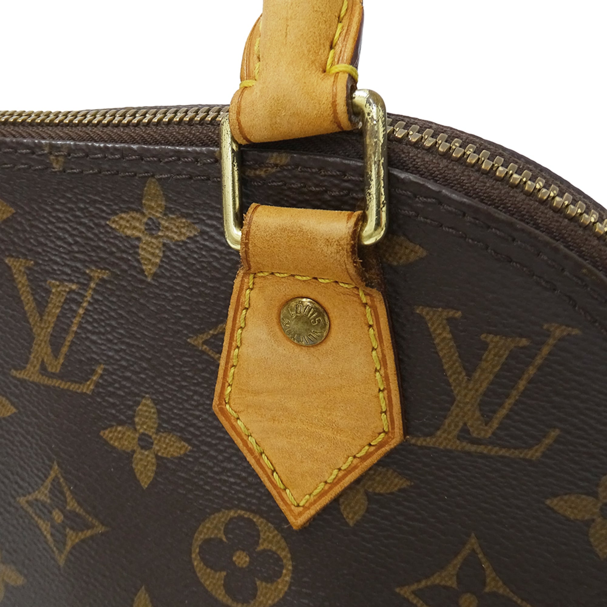 Louis Vuitton Brown Monogram Canvas Handbag Shoulder Bag (Pre-Owned)