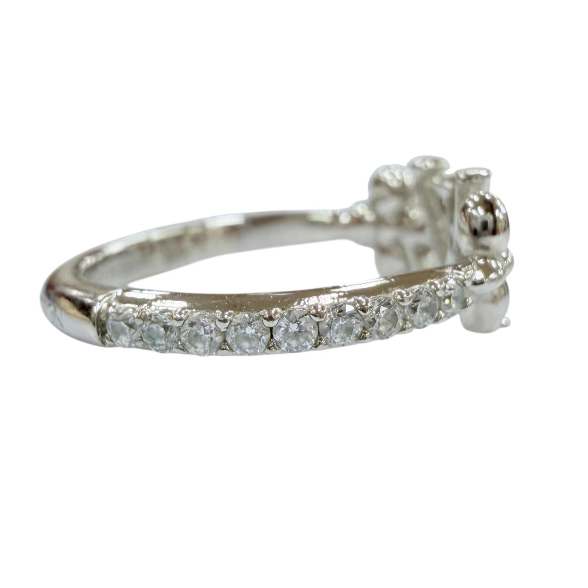 Louis Vuitton Silver Band Ring (Pre-Owned)