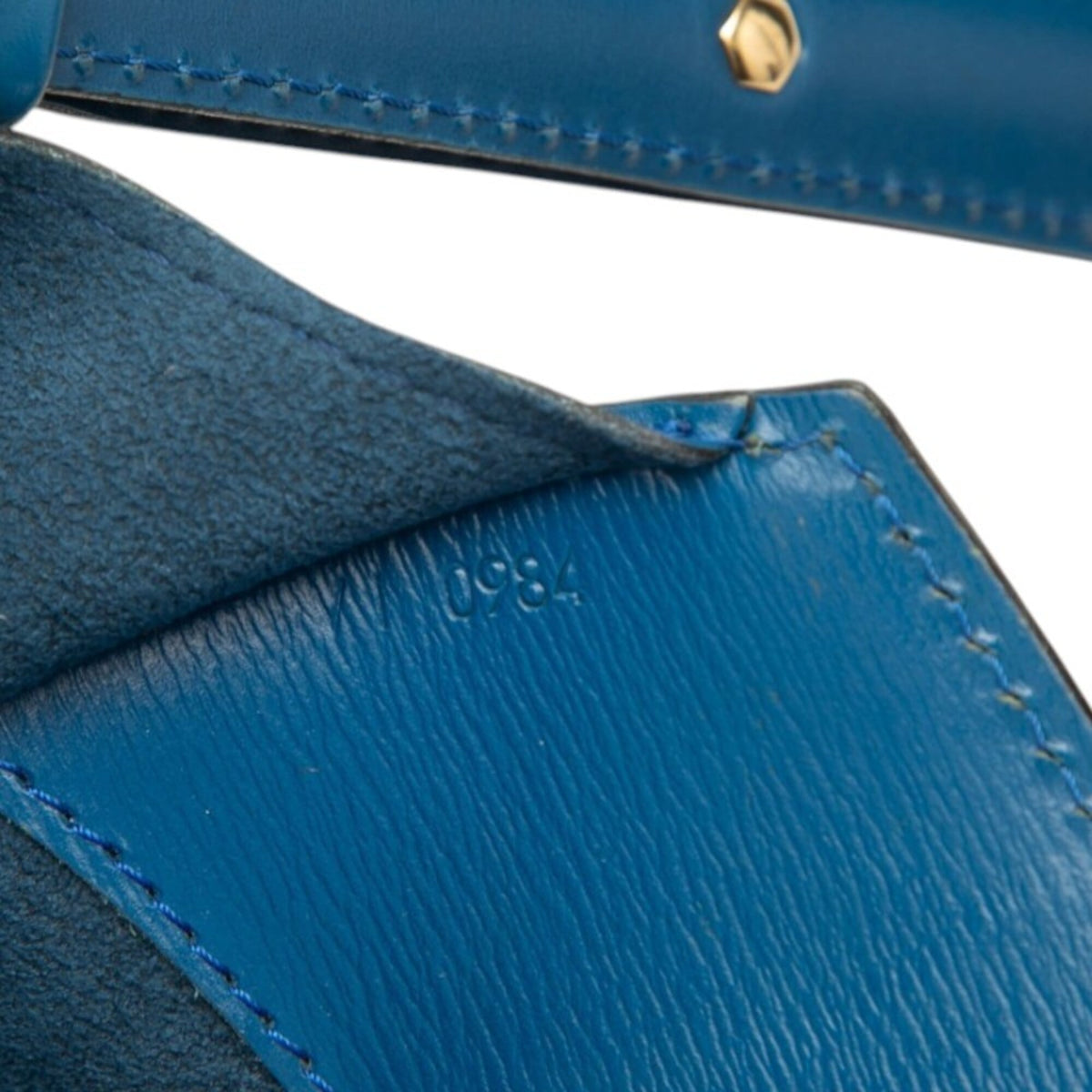 Louis Vuitton Epi Toledo Blue Leather Shoulder Bag (Pre-Owned)