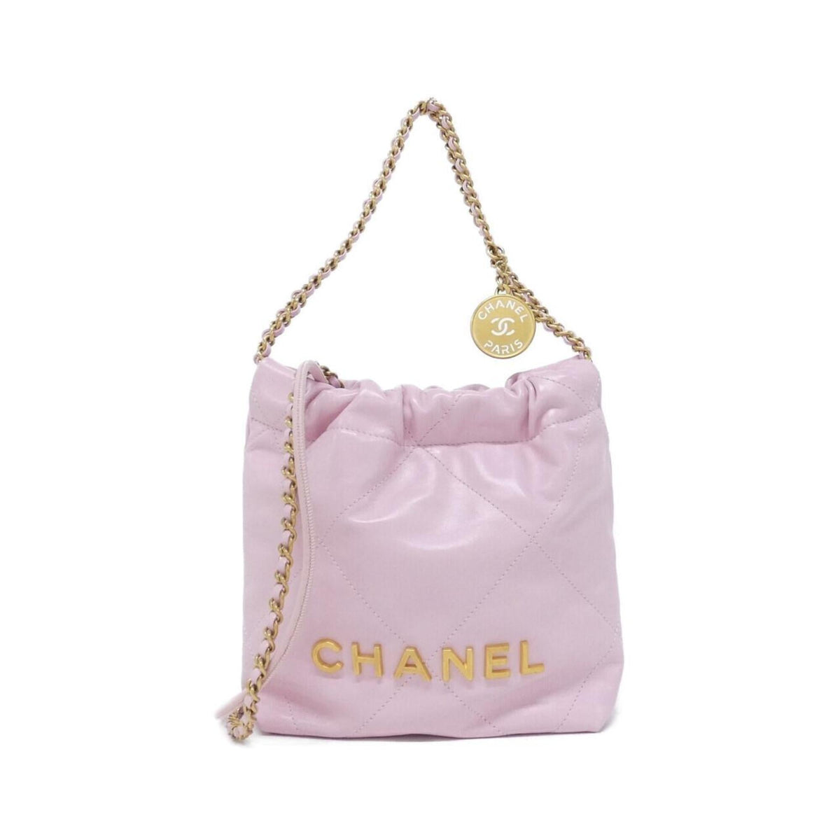 Chanel Pink Leather Handbag (Pre-Owned)