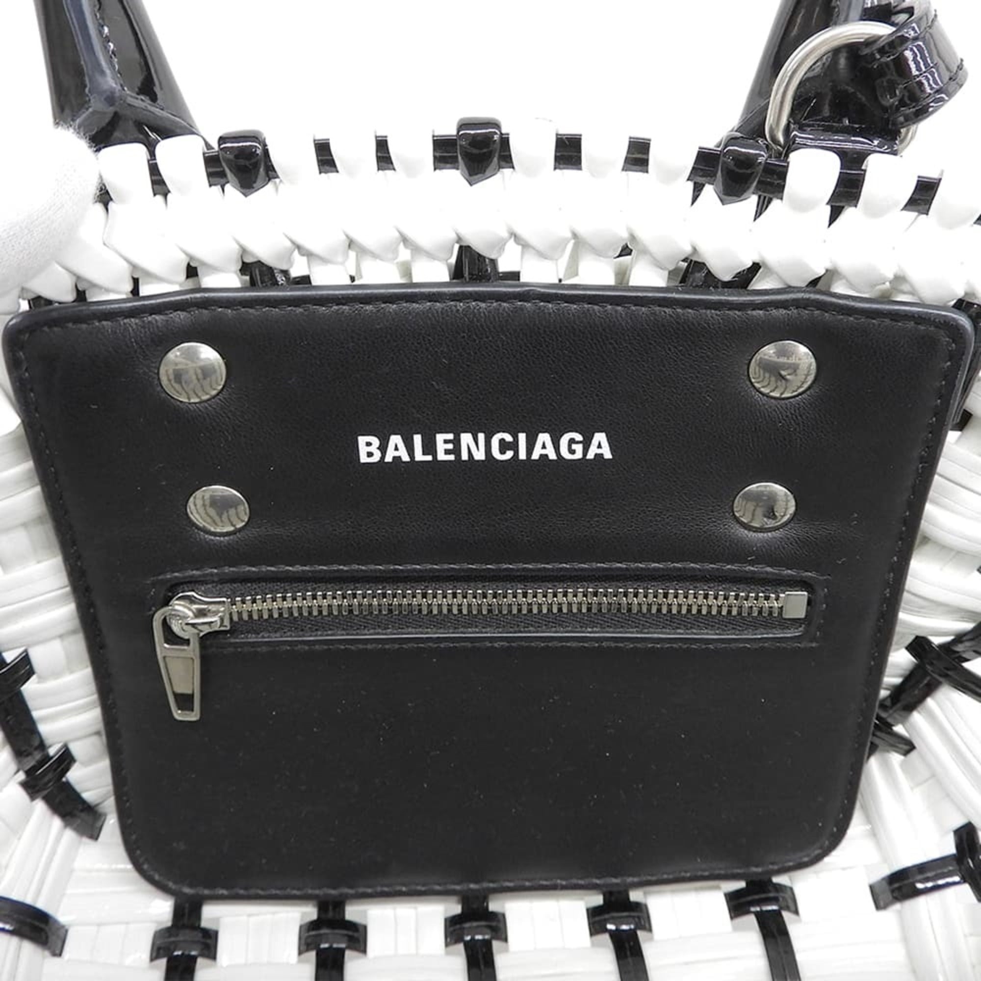 Balenciaga Black White Handbag (Pre-Owned)