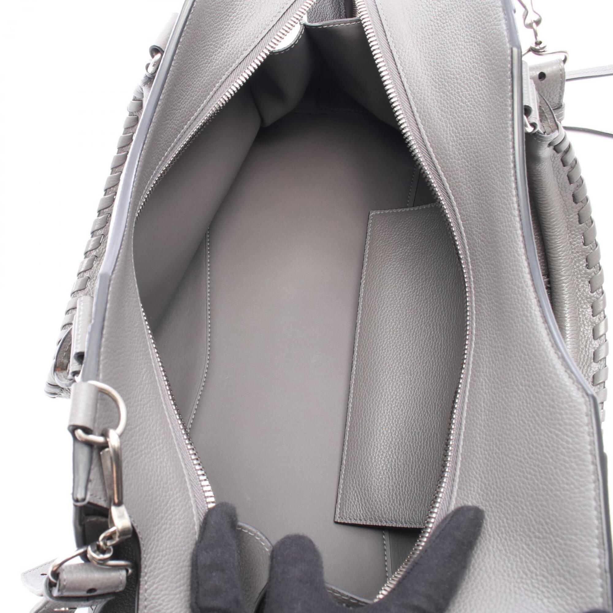 Balenciaga Gray Leather Handbag (Pre-Owned)