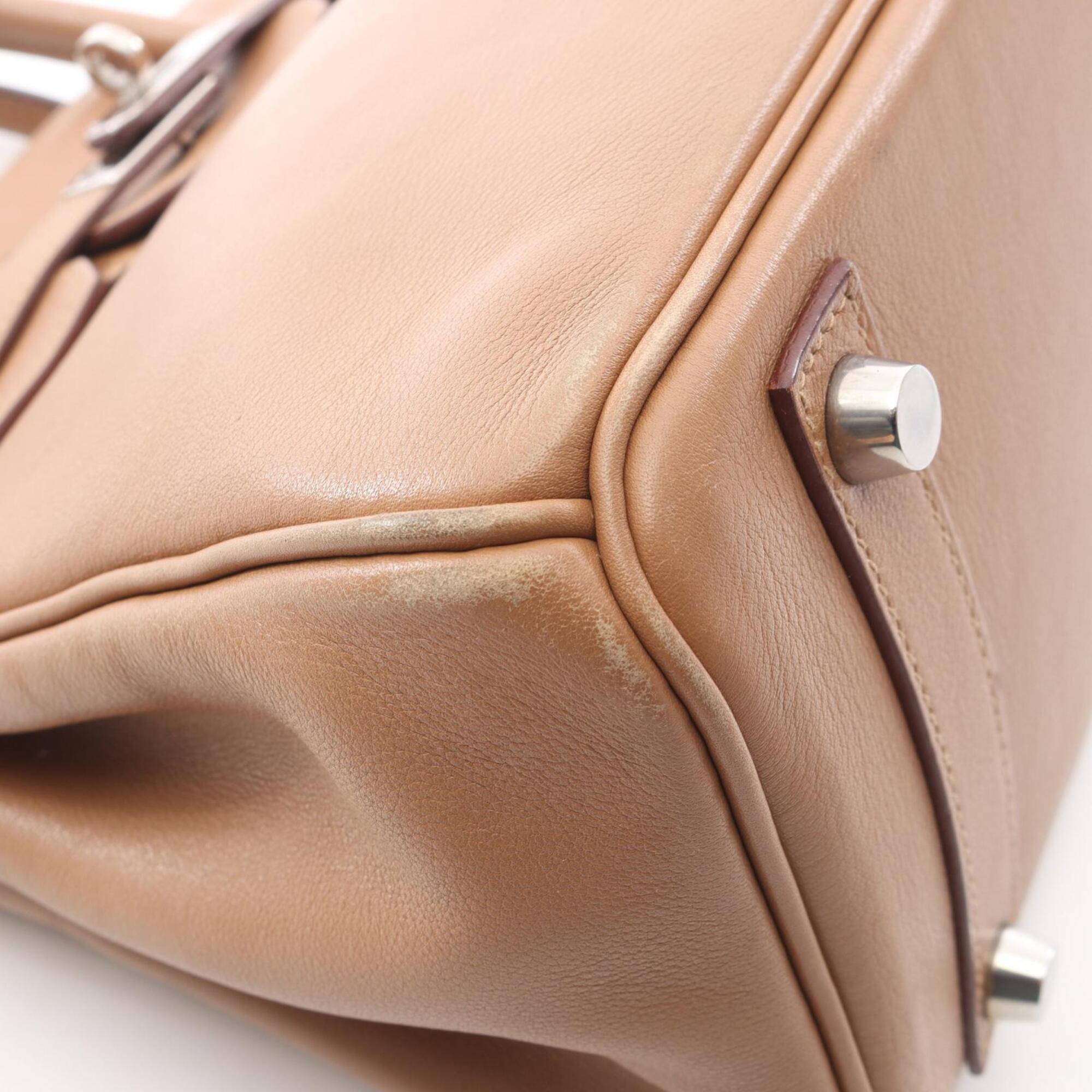 Hermes Brown Swift Leather Handbag (Pre-Owned)