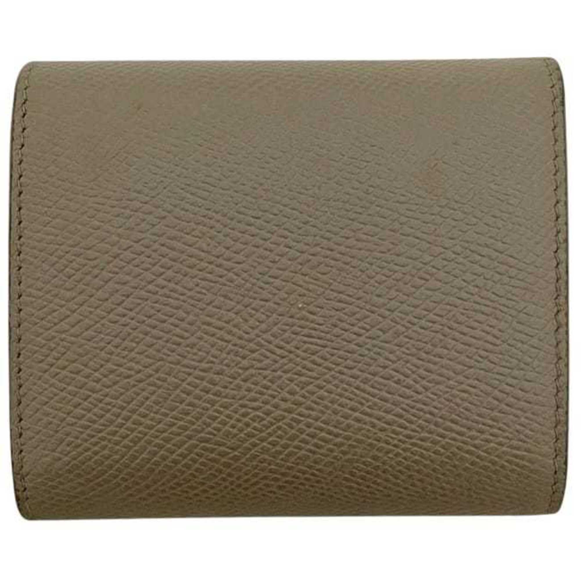 Celine Beige Leather Wallet (Tri-Fold) (Pre-Owned)