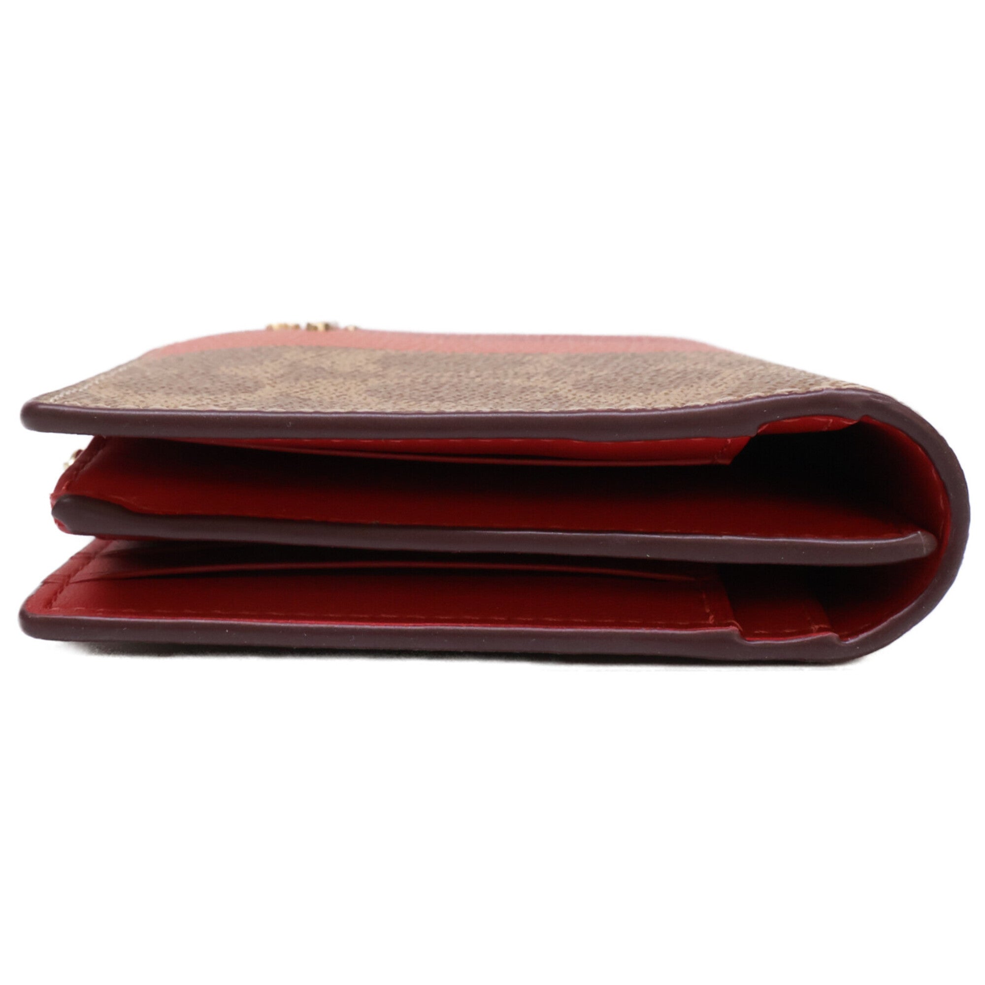 Coach Signature Multi-Color Coated Canvas Long Wallet (Bi-Fold) (Pre-Owned)