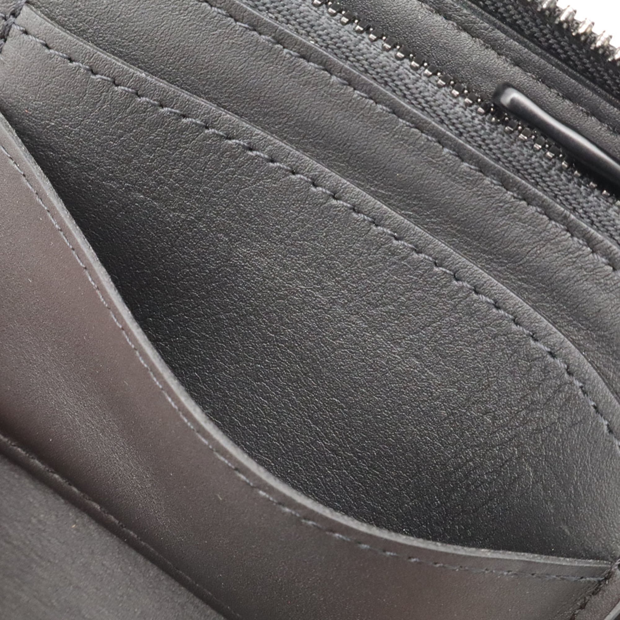 Louis Vuitton Black Noir Leather Coin Purse/Coin Case (Pre-Owned)