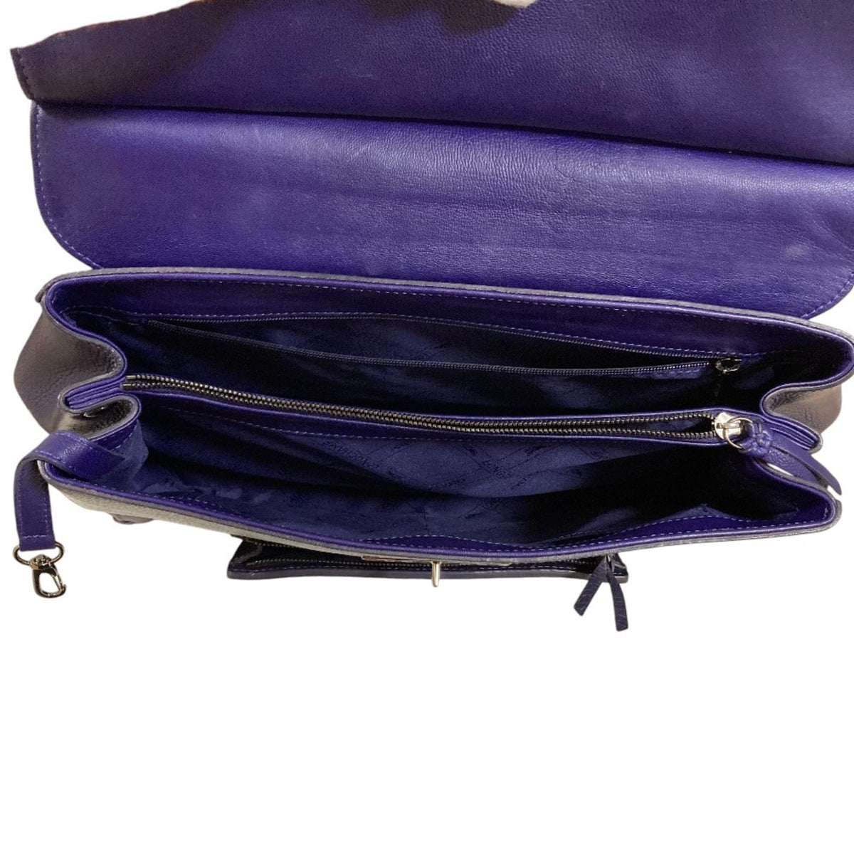 Longchamp Purple Handbag Tote Bag (Pre-Owned)