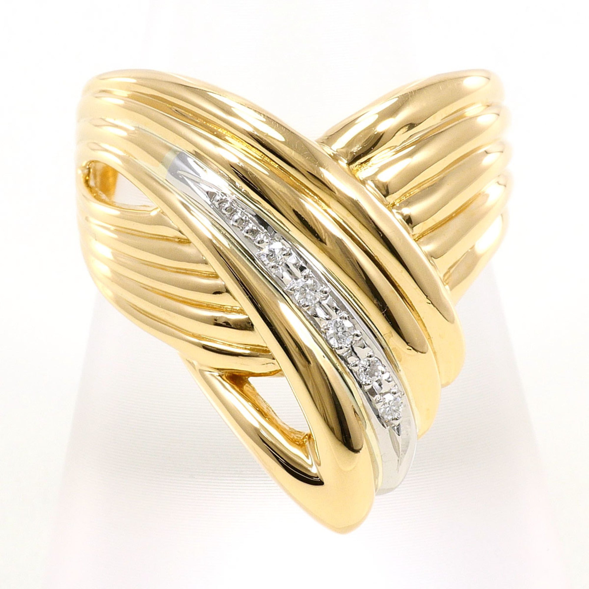 Unbranded Platinum Yellow Gold Yellow Gold (18K) Platinum 900 Band Ring (Pre-Owned)