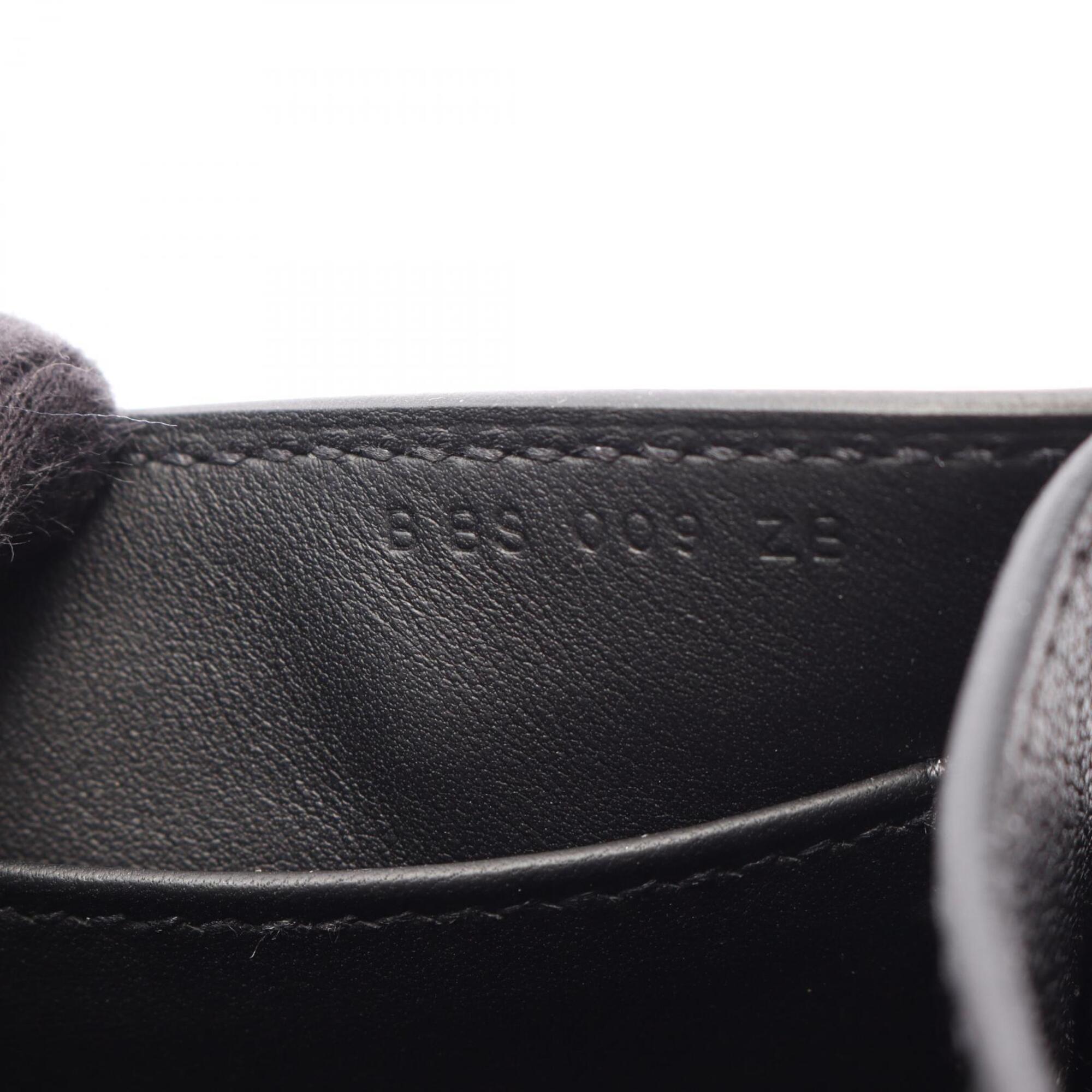 Hermes Black Chevre Leather Shoulder Bag (Pre-Owned)