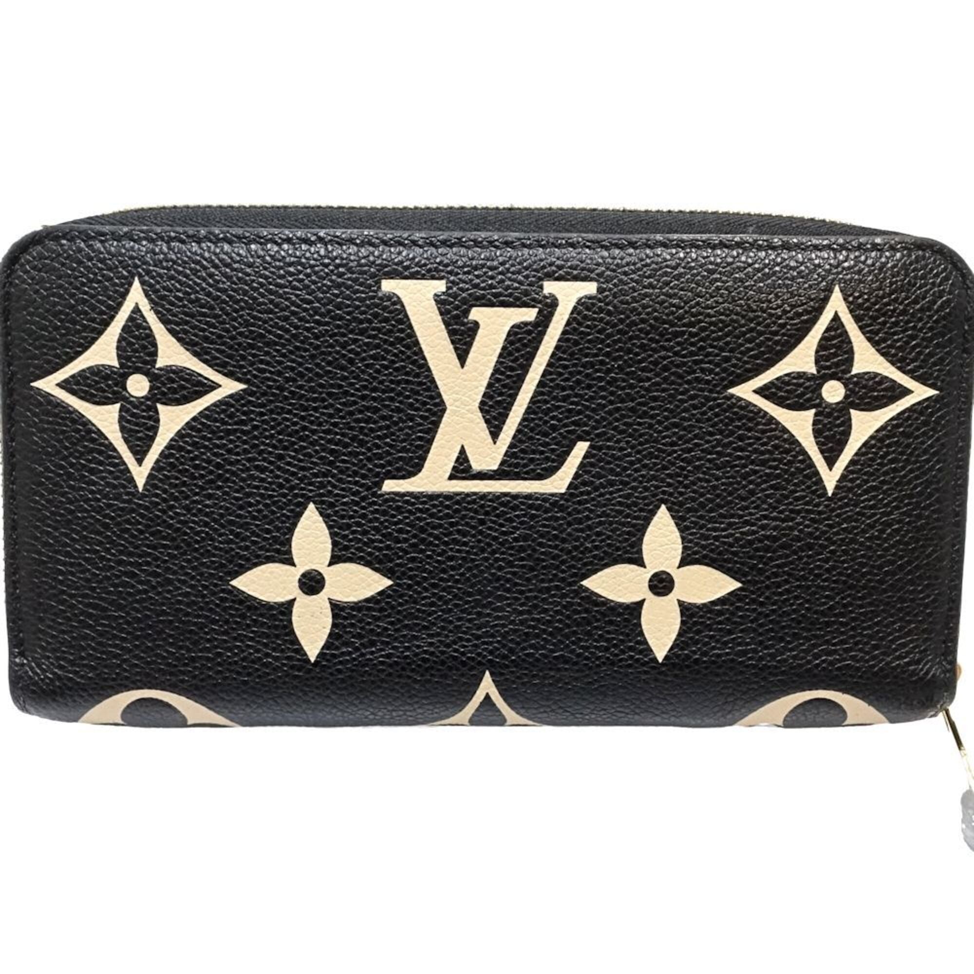 Louis Vuitton Beige Noir Monogram Empreinte Coin Purse/Coin Case (Pre-Owned)