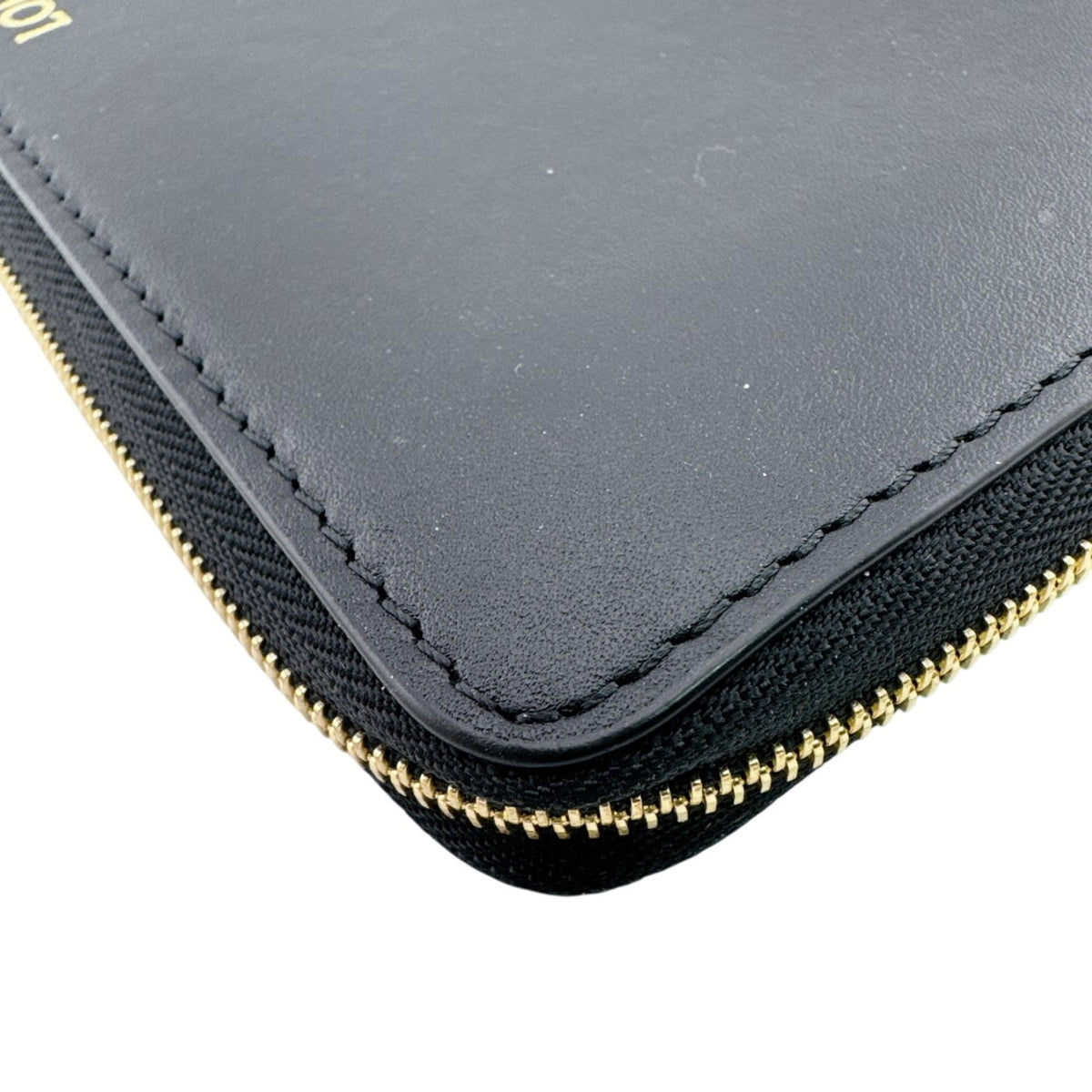 Loewe Black Orange Leather Long Wallet (Bi-Fold) (Pre-Owned)
