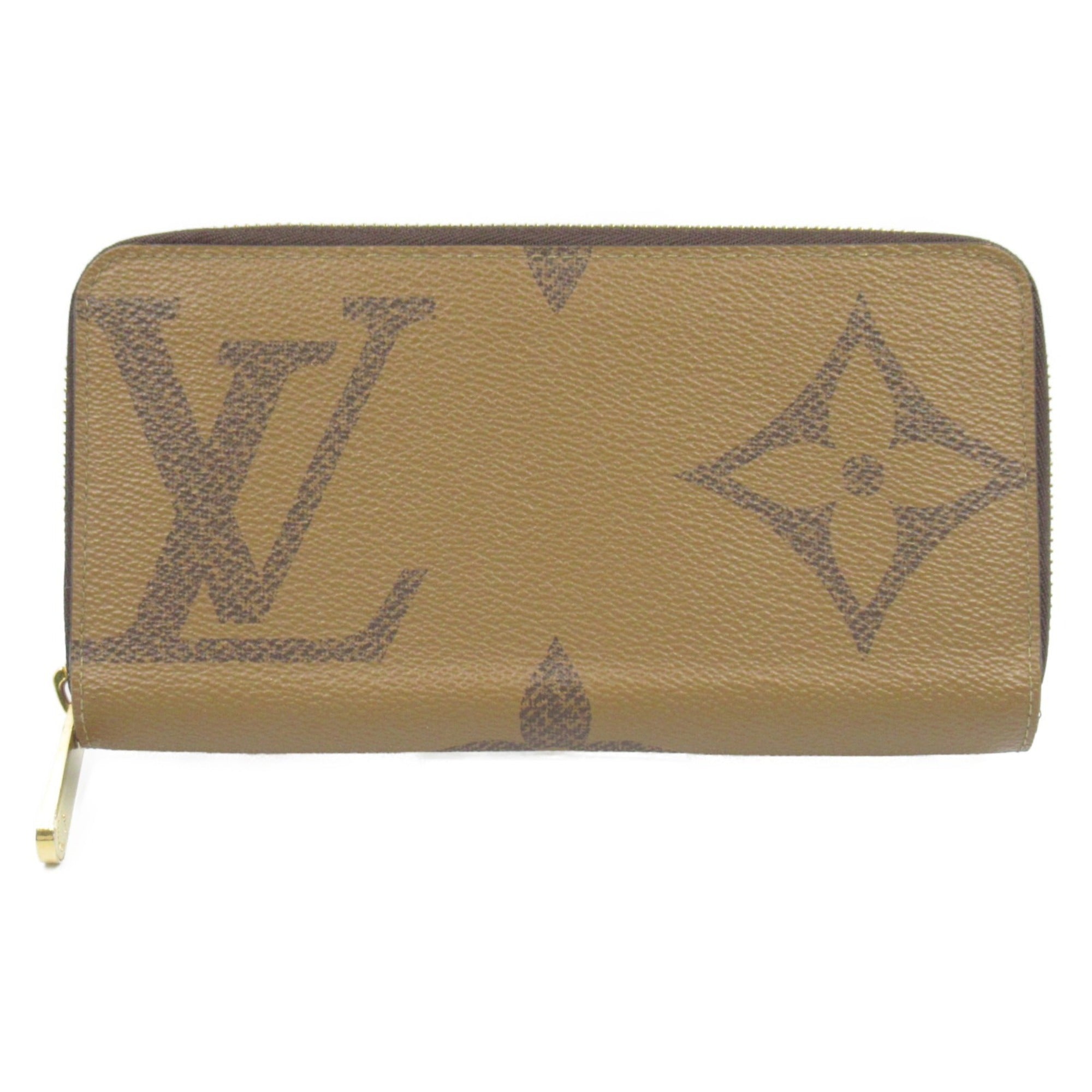 Louis Vuitton Monogram Brown Monogram Reverse Monogram Reverse Long Wallet (Bi-Fold) (Pre-Owned)
