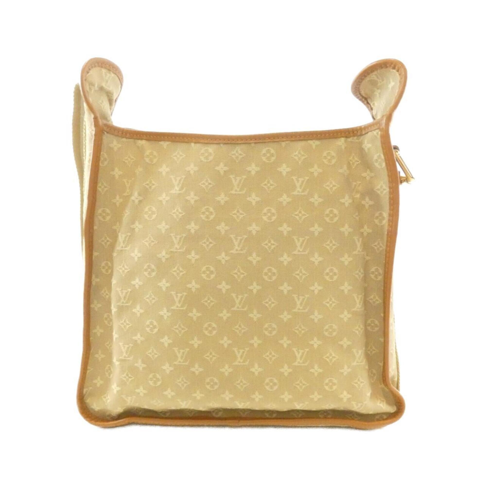 Louis Vuitton Beige Canvas Shoulder Bag (Pre-Owned)