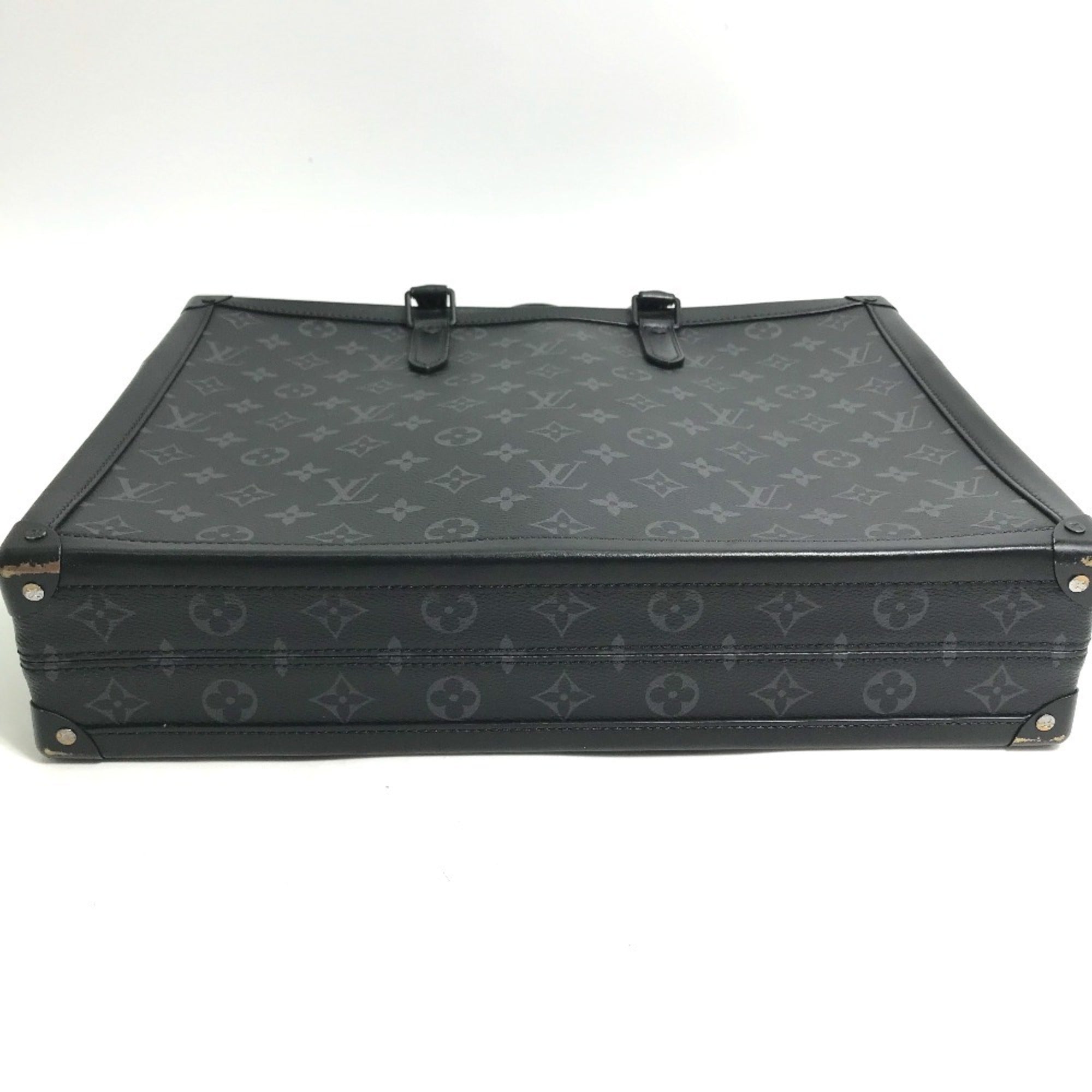 Louis Vuitton Monogram Eclipse Black Monogram Eclipse Briefcase Handbag Shoulder Bag (Pre-Owned)