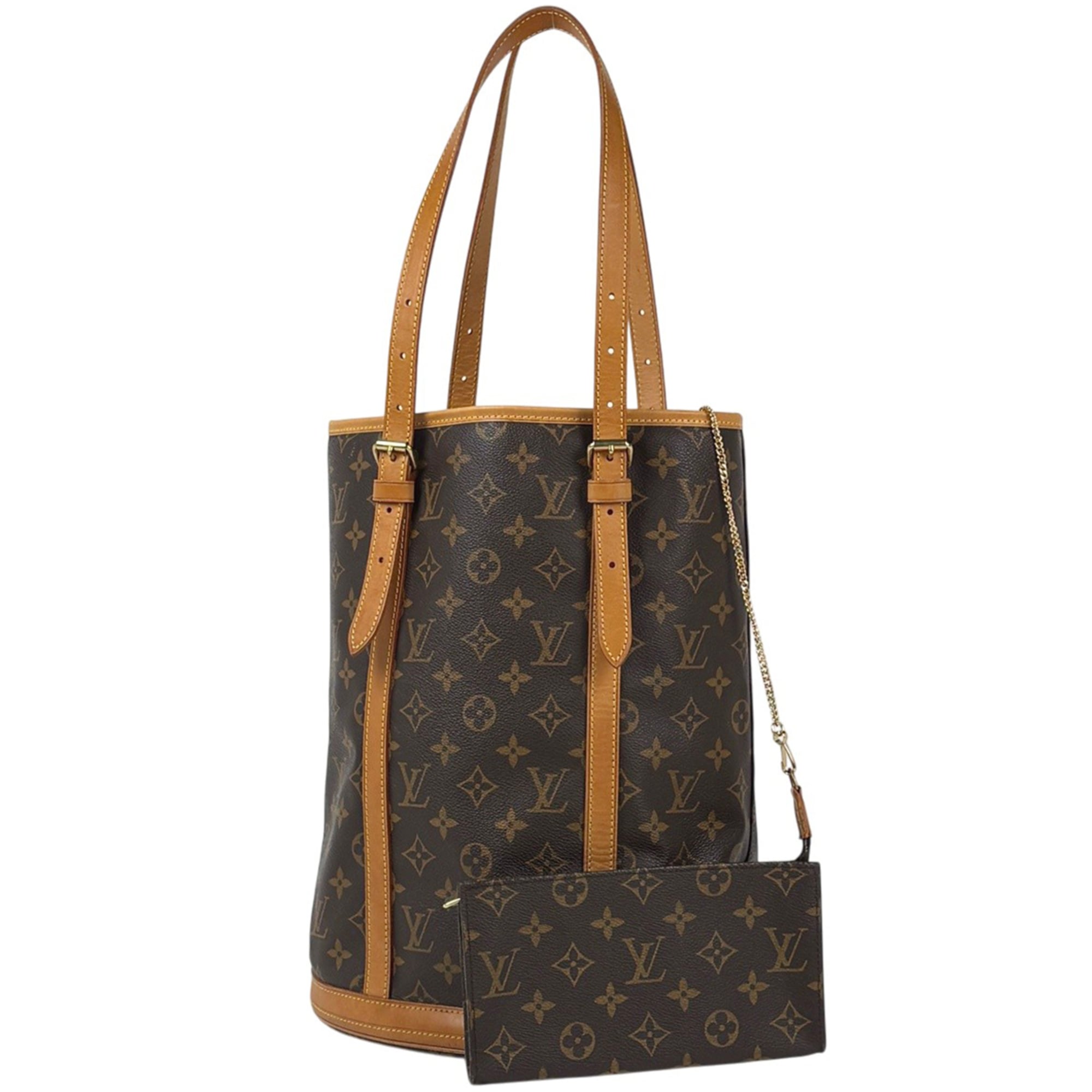 Louis Vuitton Brown Monogram Shoulder Bag Tote Bag (Pre-Owned)