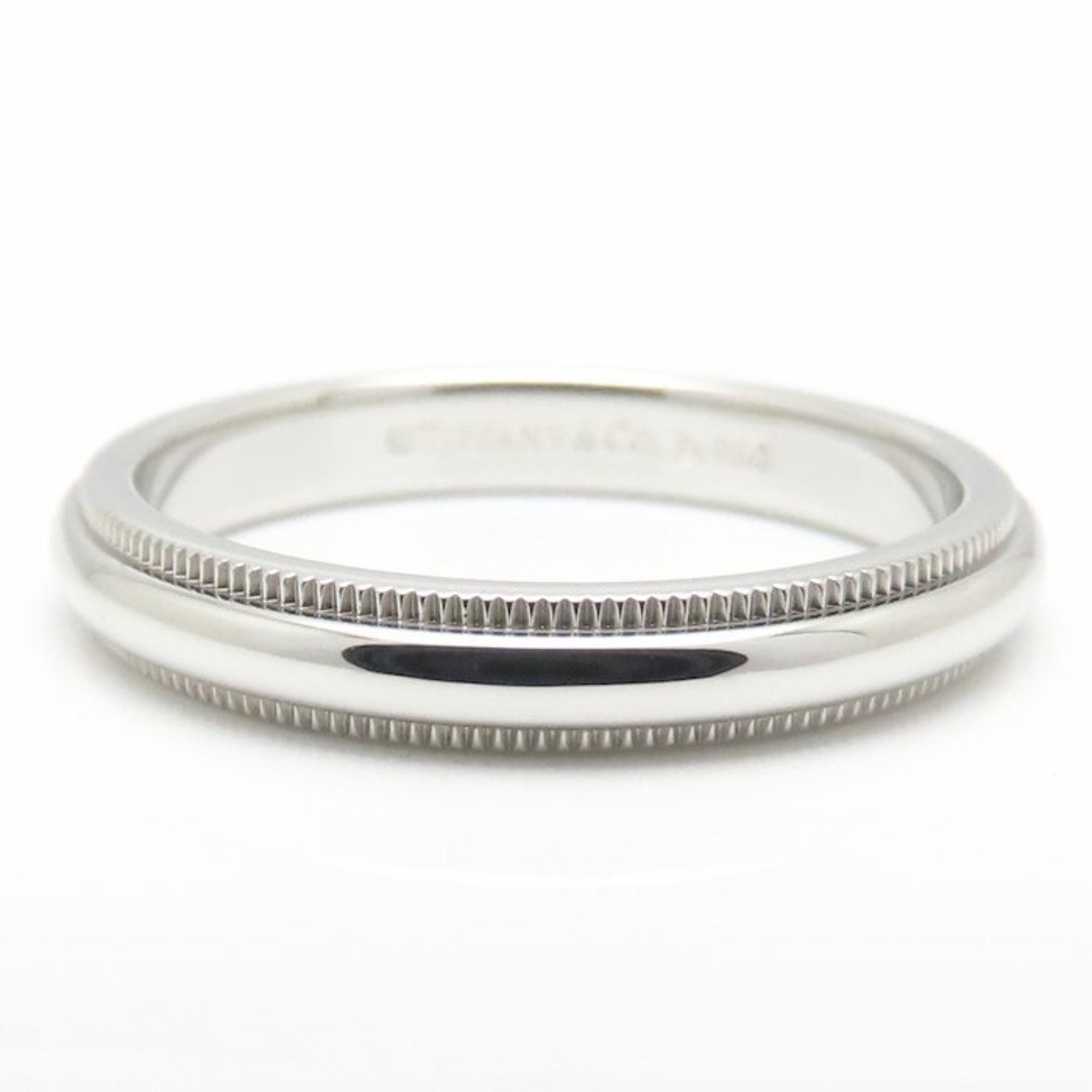 Tiffany Platinum Platinum 950 Band Ring (Pre-Owned)