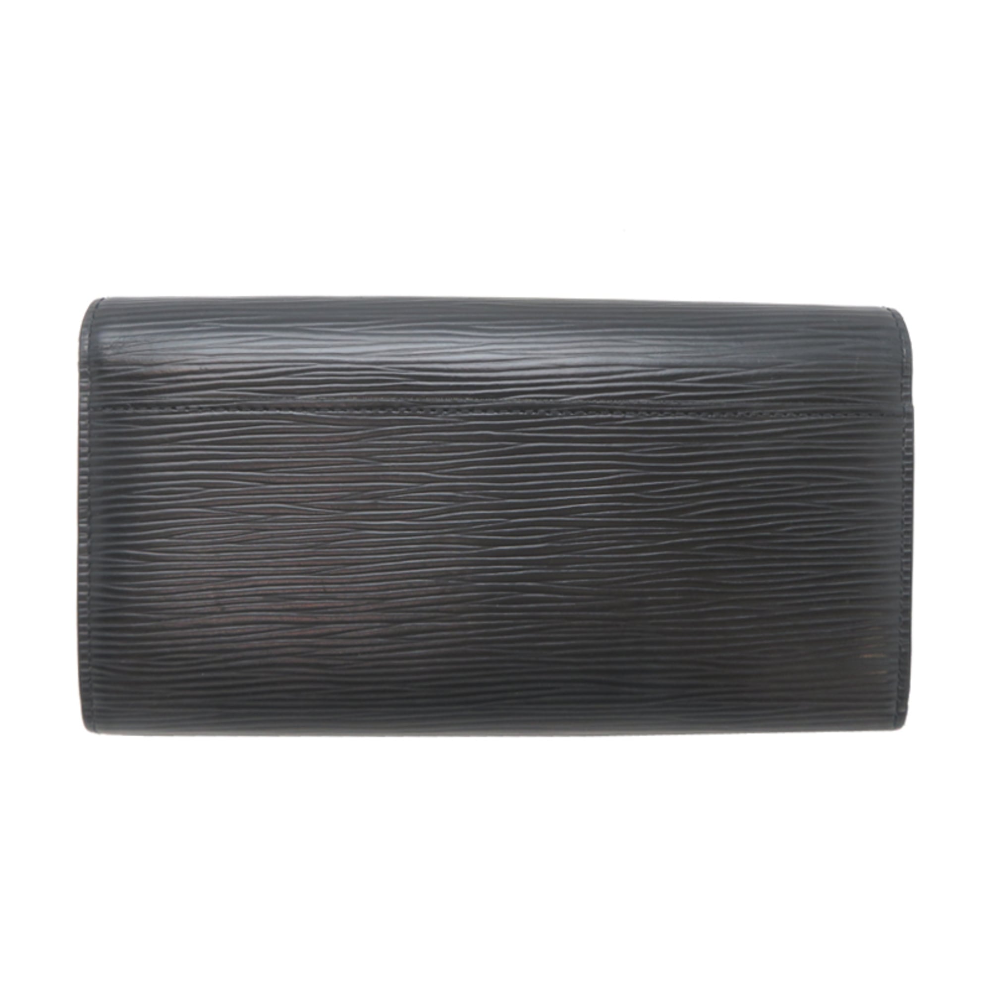 Louis Vuitton Black Epi Leather Long Wallet (Bi-Fold) (Pre-Owned)
